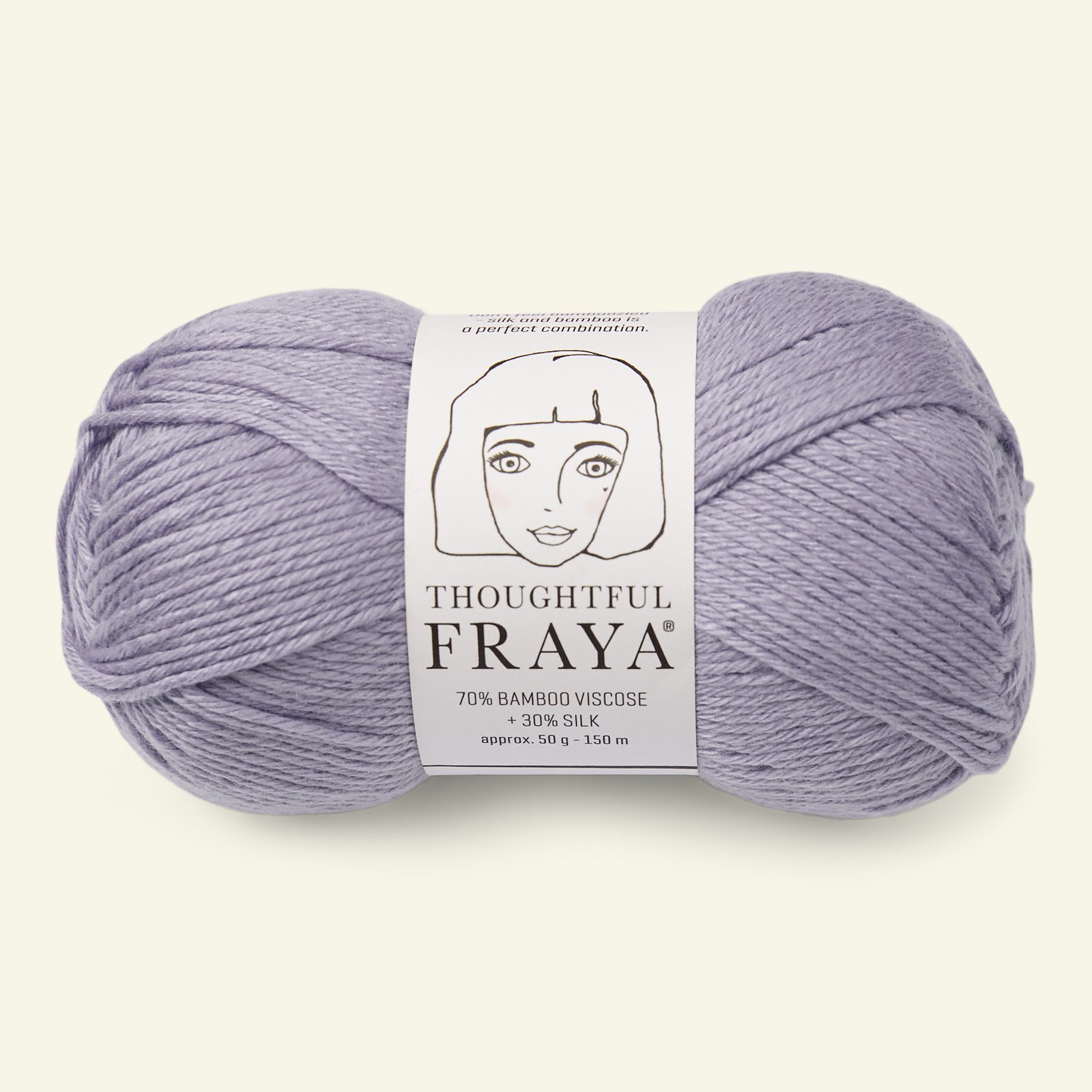 FRAYA, viscose bamboo silk yarn "Thoughtful", light purple 90000192_pack