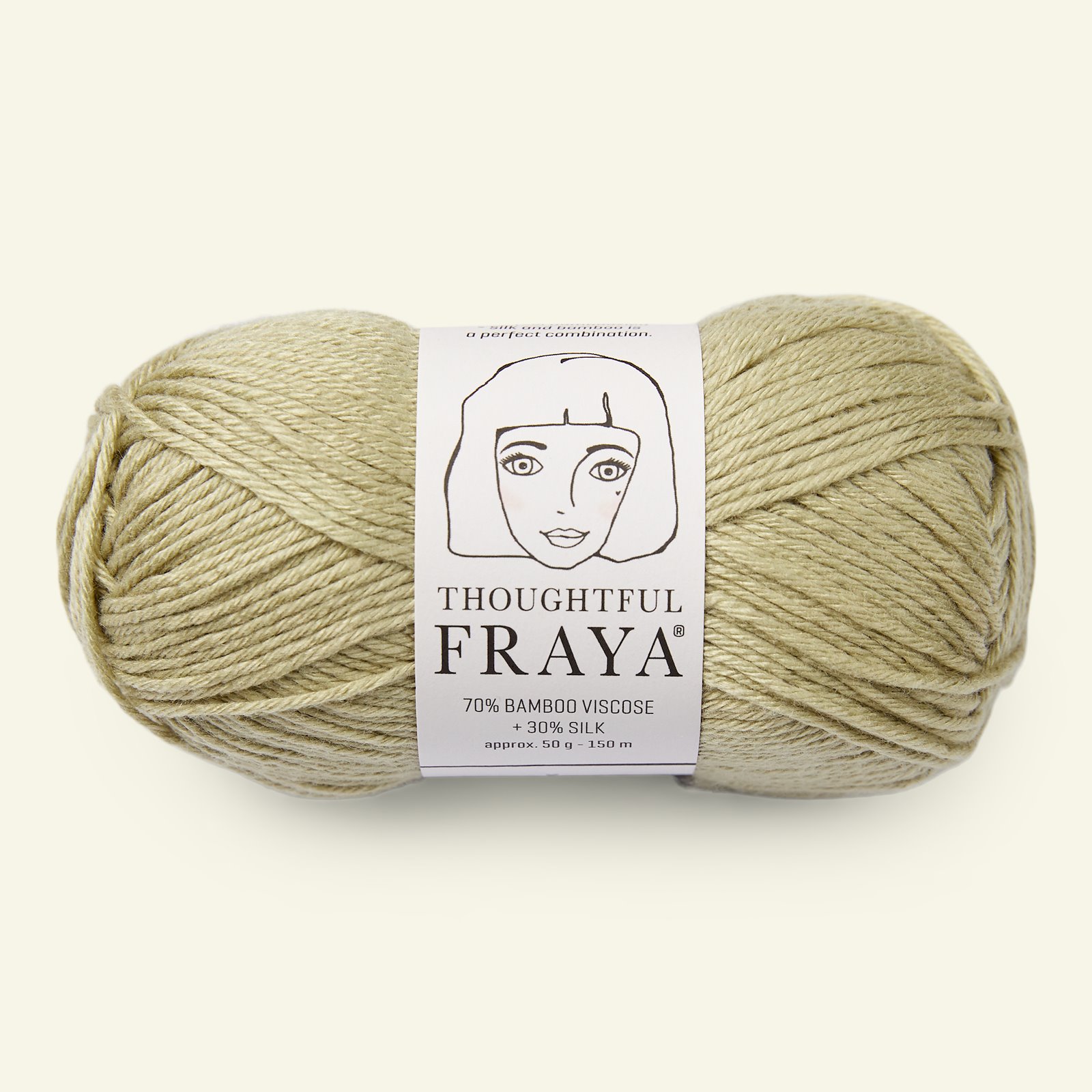 FRAYA, viscose bamboo silk yarn "Thoughtful", light sage 90000187_pack