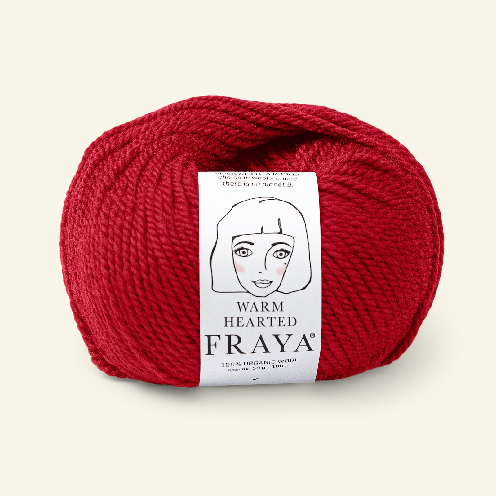 FRAYA, Wolle 100% Bio Wolle "Warm Hearted", dunkelrot 90000925_pack