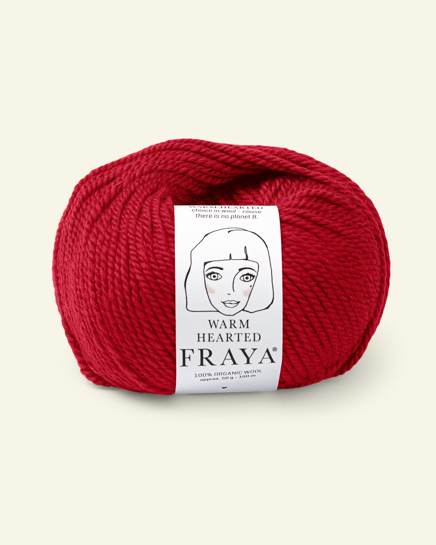 FRAYA, Wolle 100% Bio Wolle "Warm Hearted", dunkelrot 90000925_pack