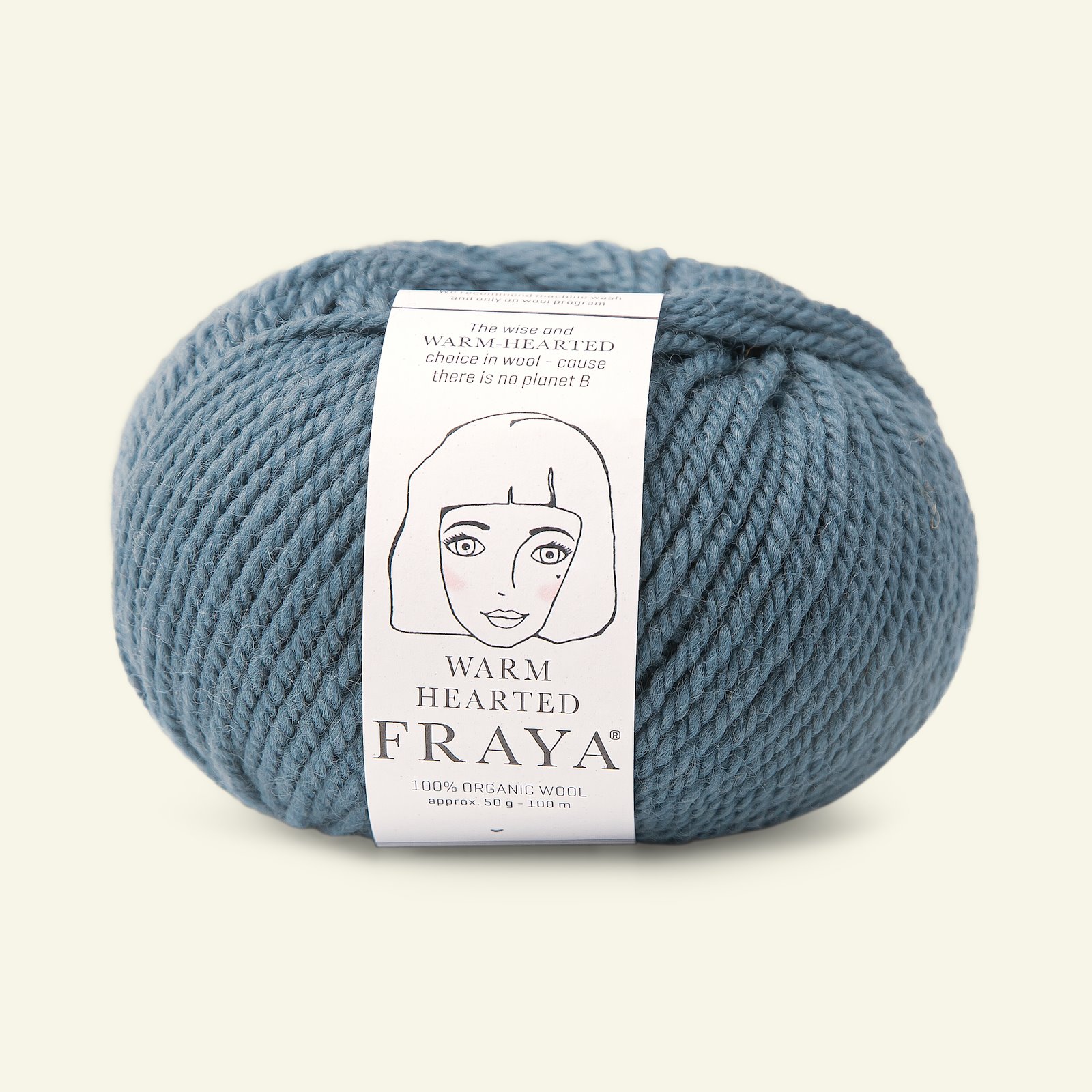 FRAYA, Wolle 100% Bio Wolle "Warm Hearted", Petrol 90063129_pack