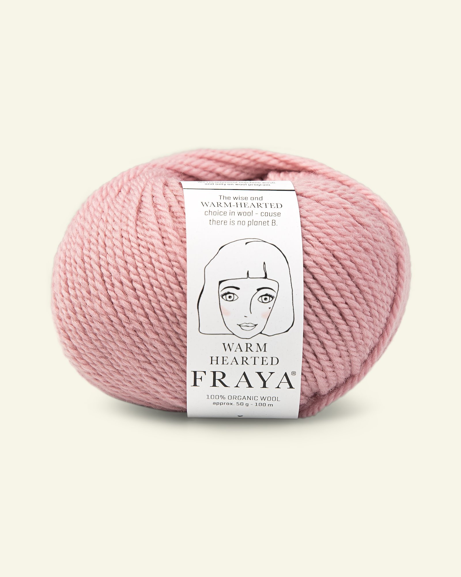 FRAYA, Wolle 100% Bio Wolle "Warm Hearted", Rosa 90063109_pack