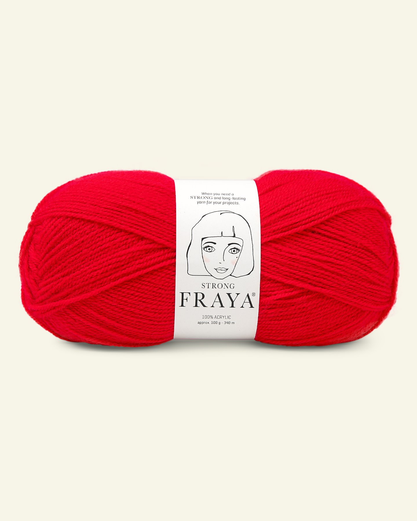 FRAYA, Wolle Acrylgarn "Strong", rot 90000884_pack