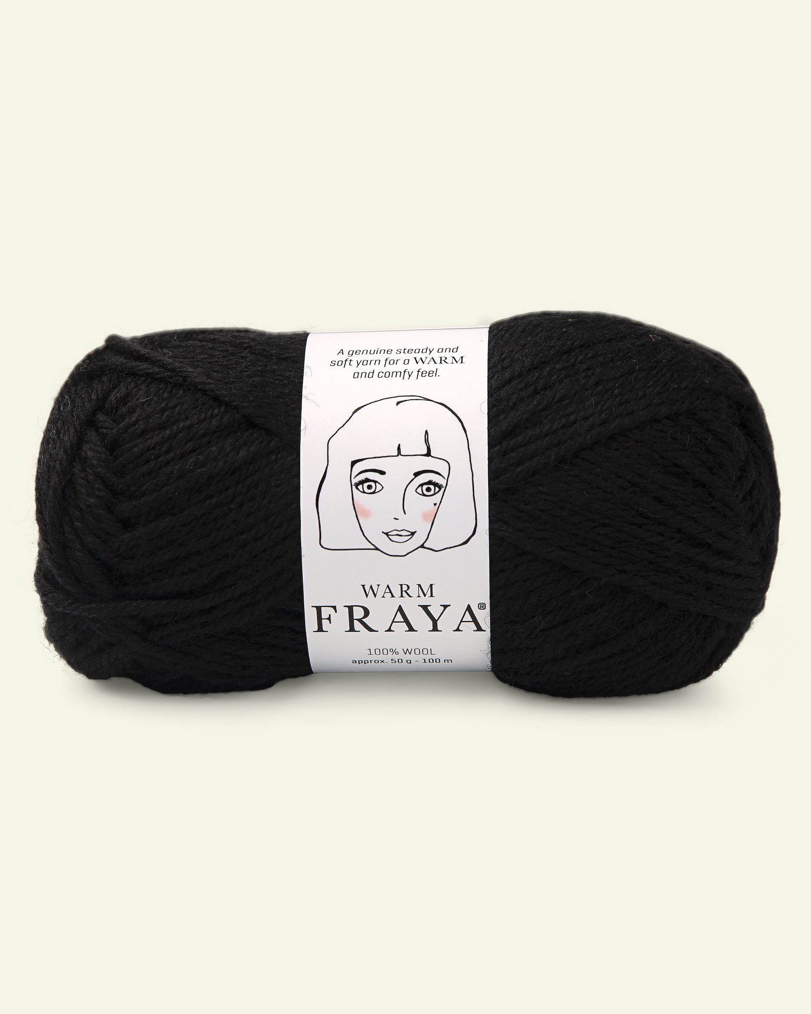 FRAYA, Wolle "Warm", Schwarz 90051043_pack