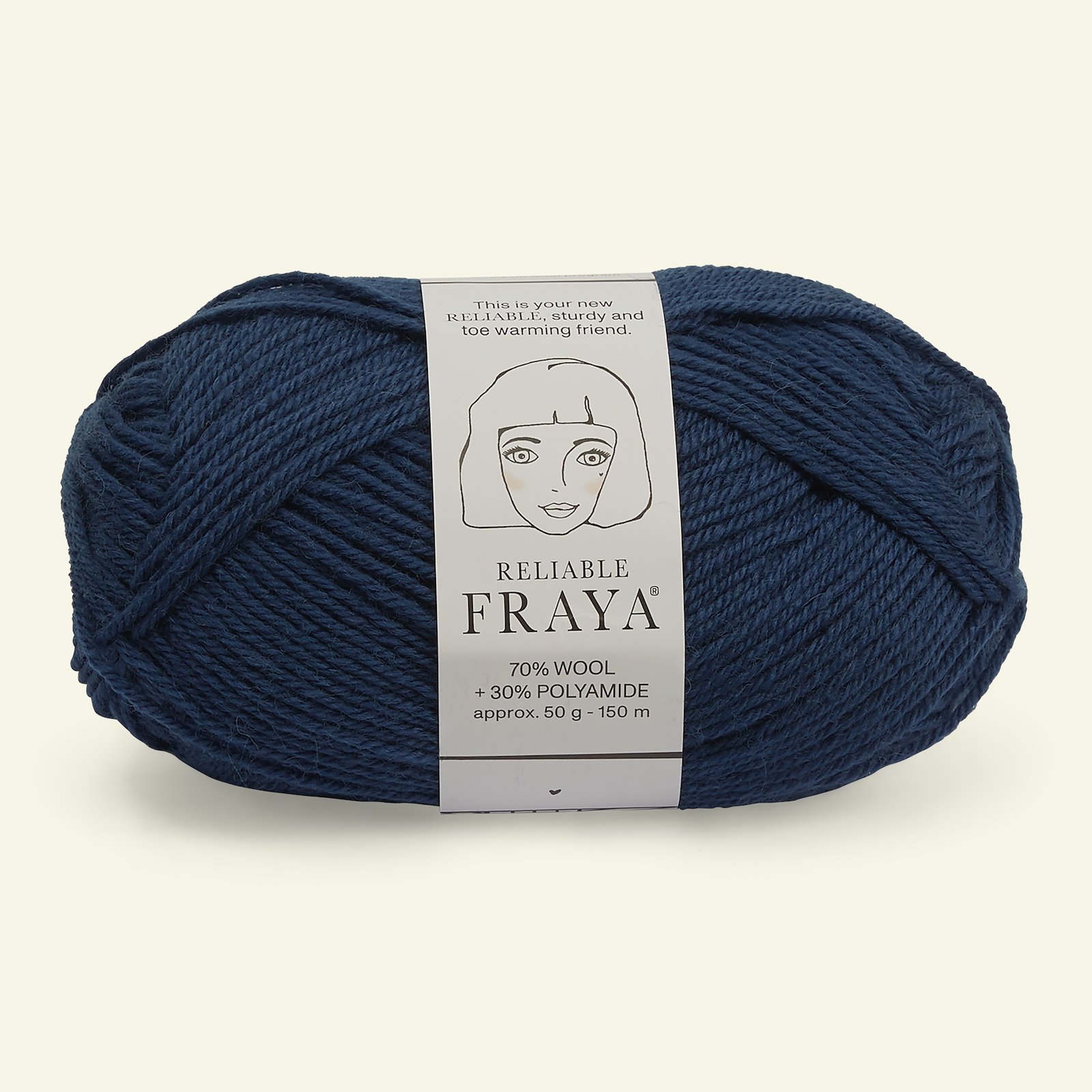 FRAYA, wool yarn "Reliable", blue  90001179_pack