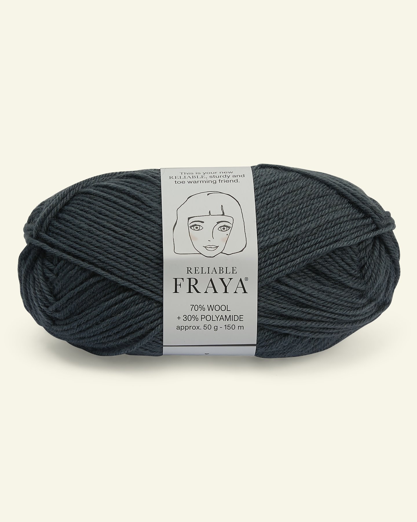 FRAYA, wool yarn "Reliable", petrol blue  90001187_pack