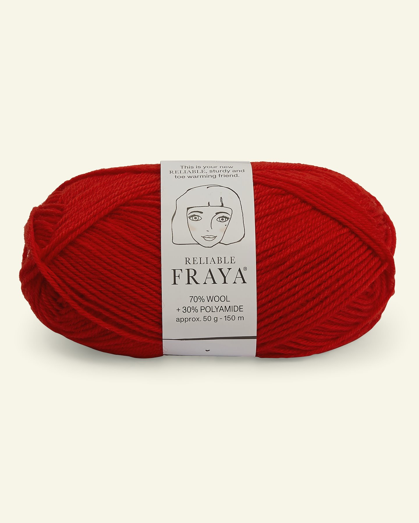 FRAYA, wool yarn "Reliable", red  90001178_pack