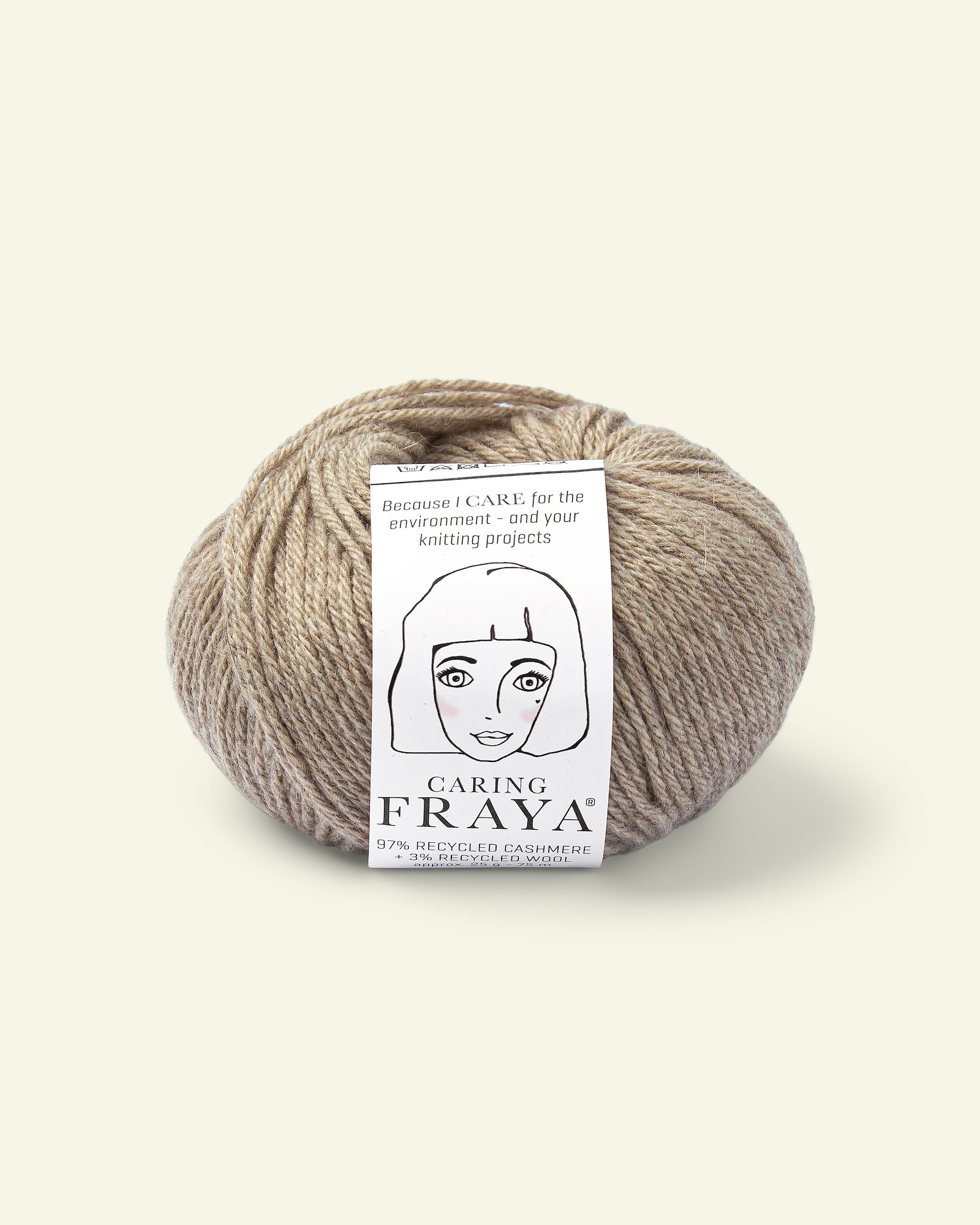 FRAYA yarn Caring oat 90000107_pack