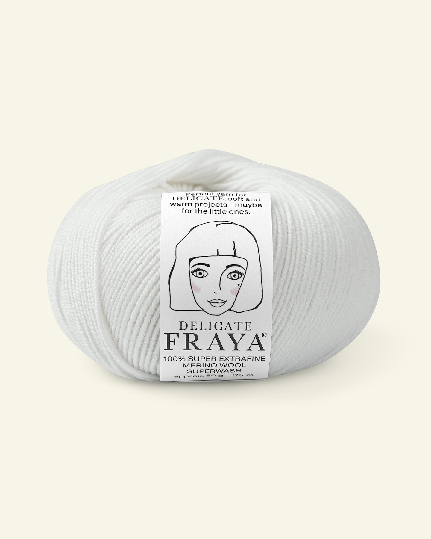 FRAYA yarn Delicate white 90000501_pack