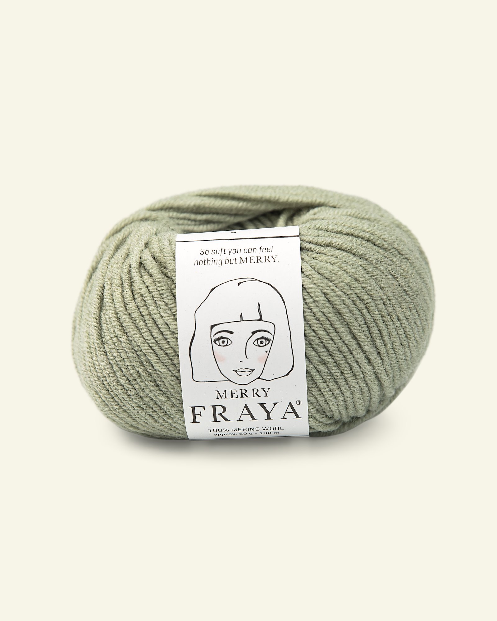 FRAYA yarn Merry dusty green melange 90052876_pack