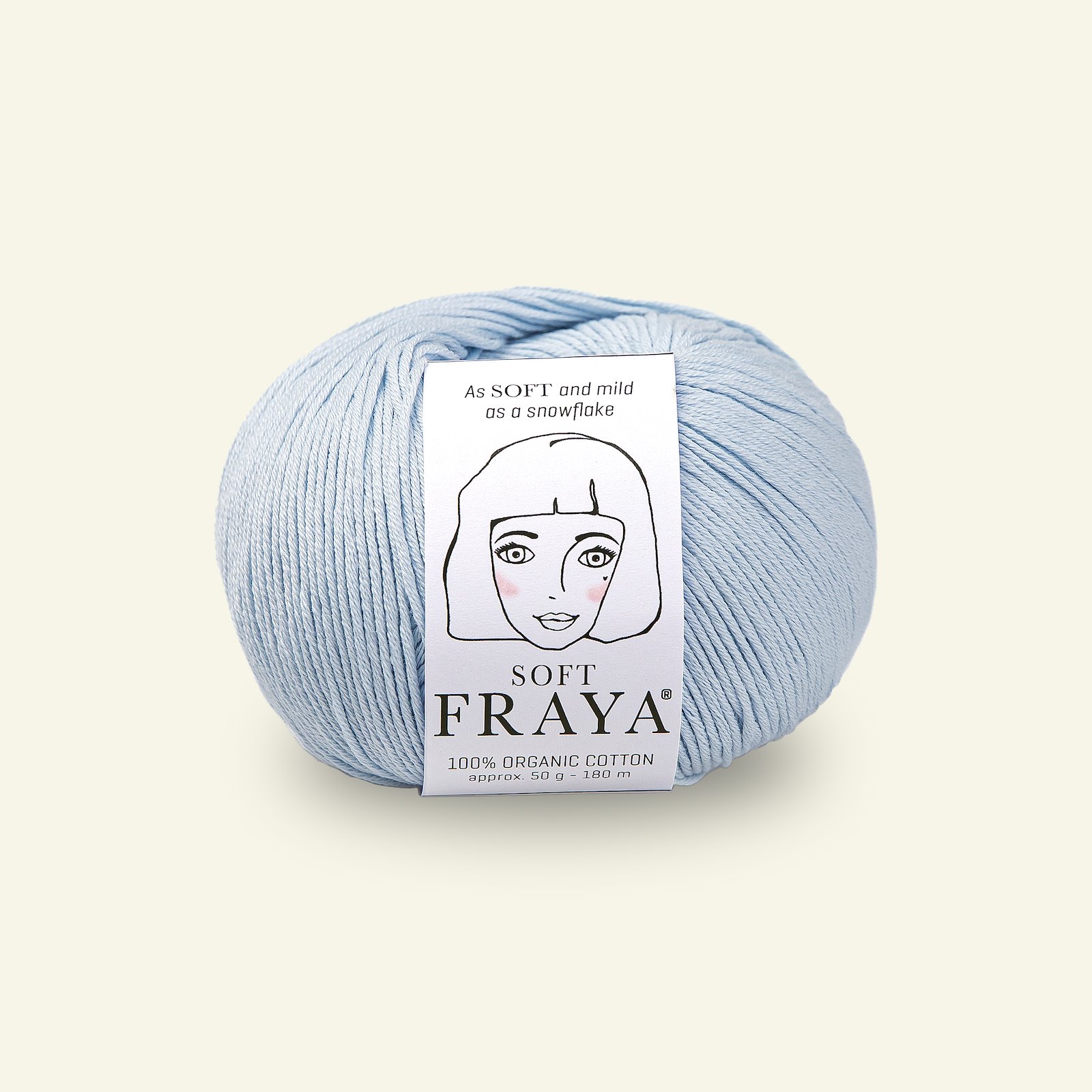FRAYA yarn Soft baby blue 90000090_pack