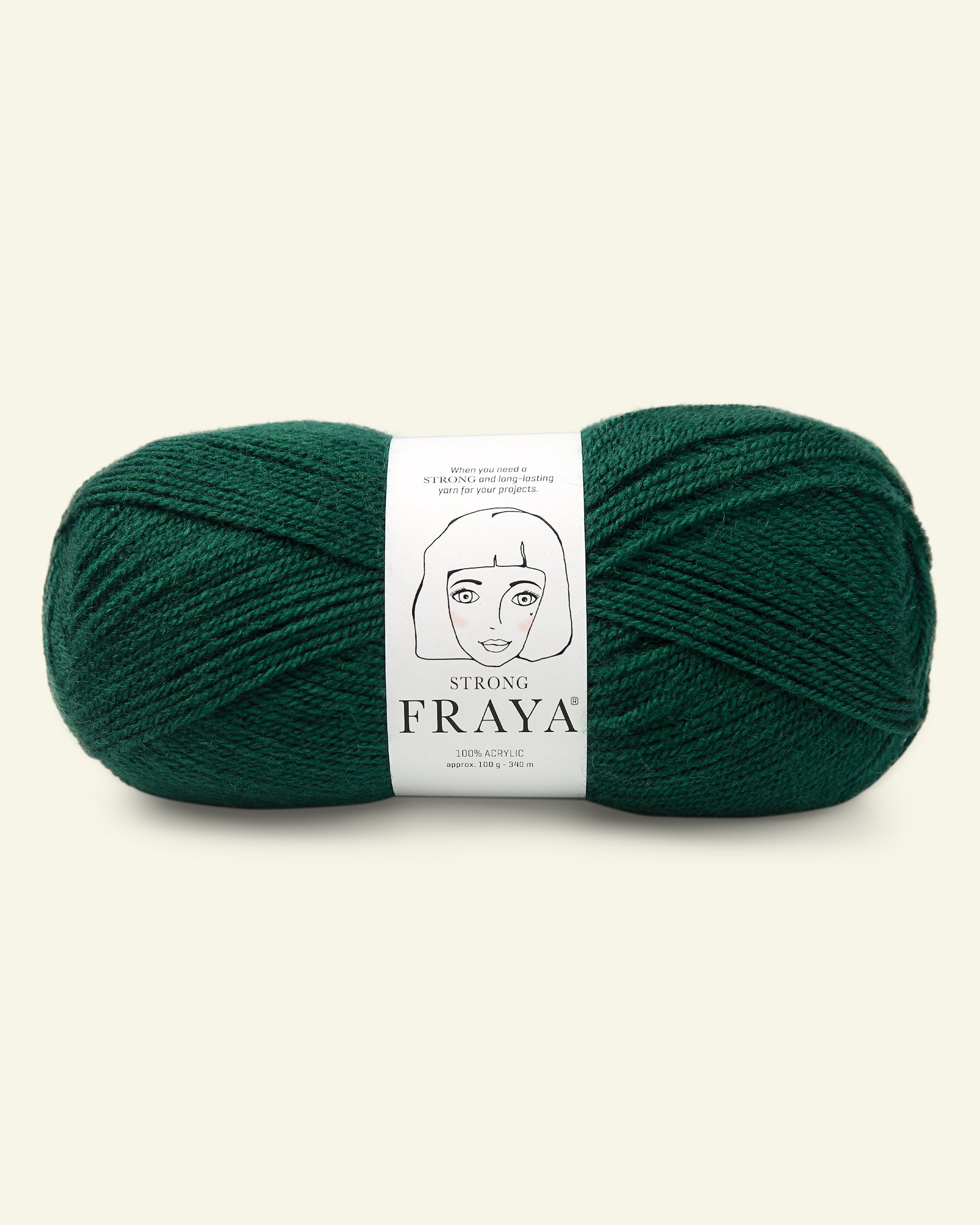 FRAYA yarn Strong dark green 90066027_pack