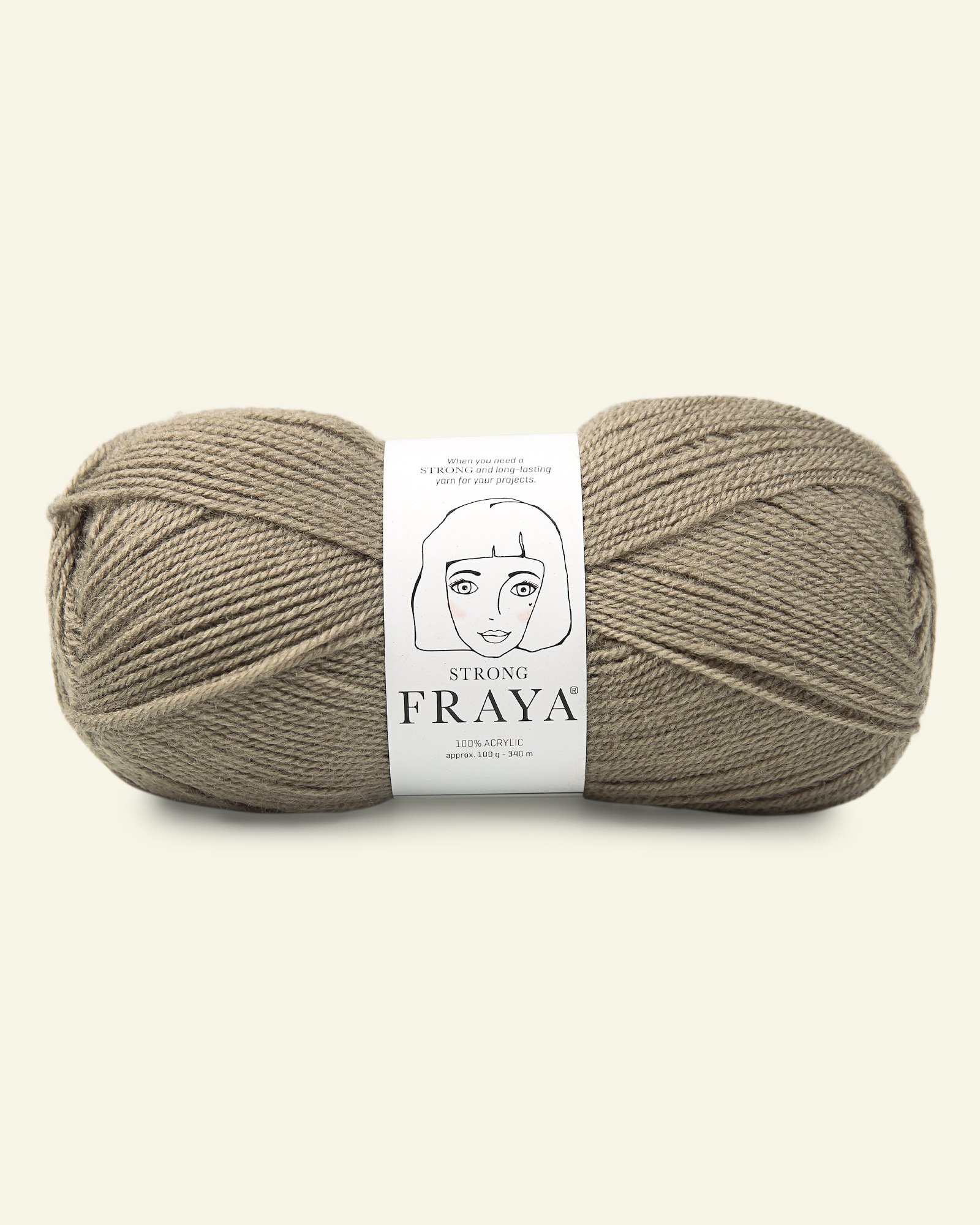 FRAYA yarn Strong light brown 90066039_pack