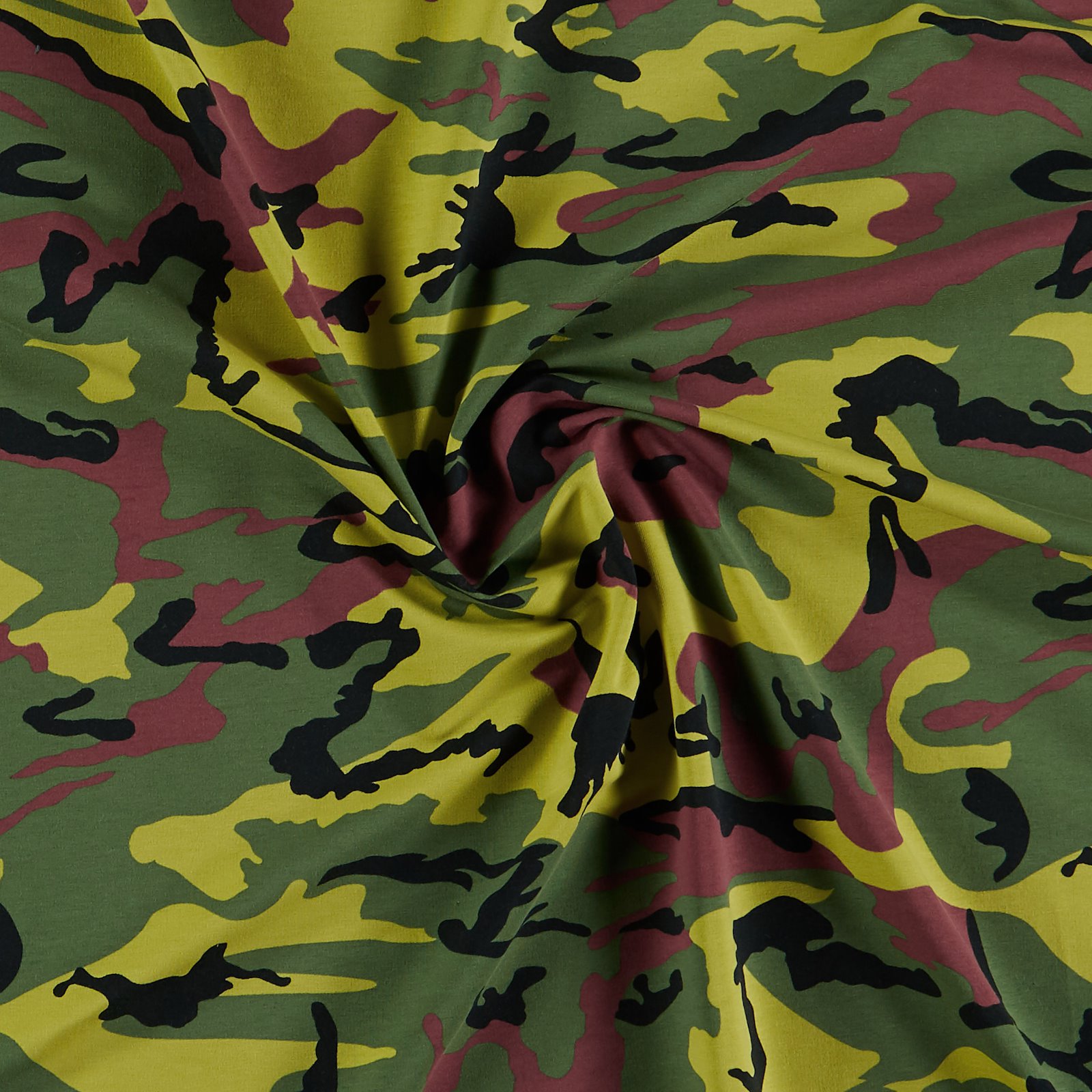 French terry darklime camouflage brushed 211931_pack