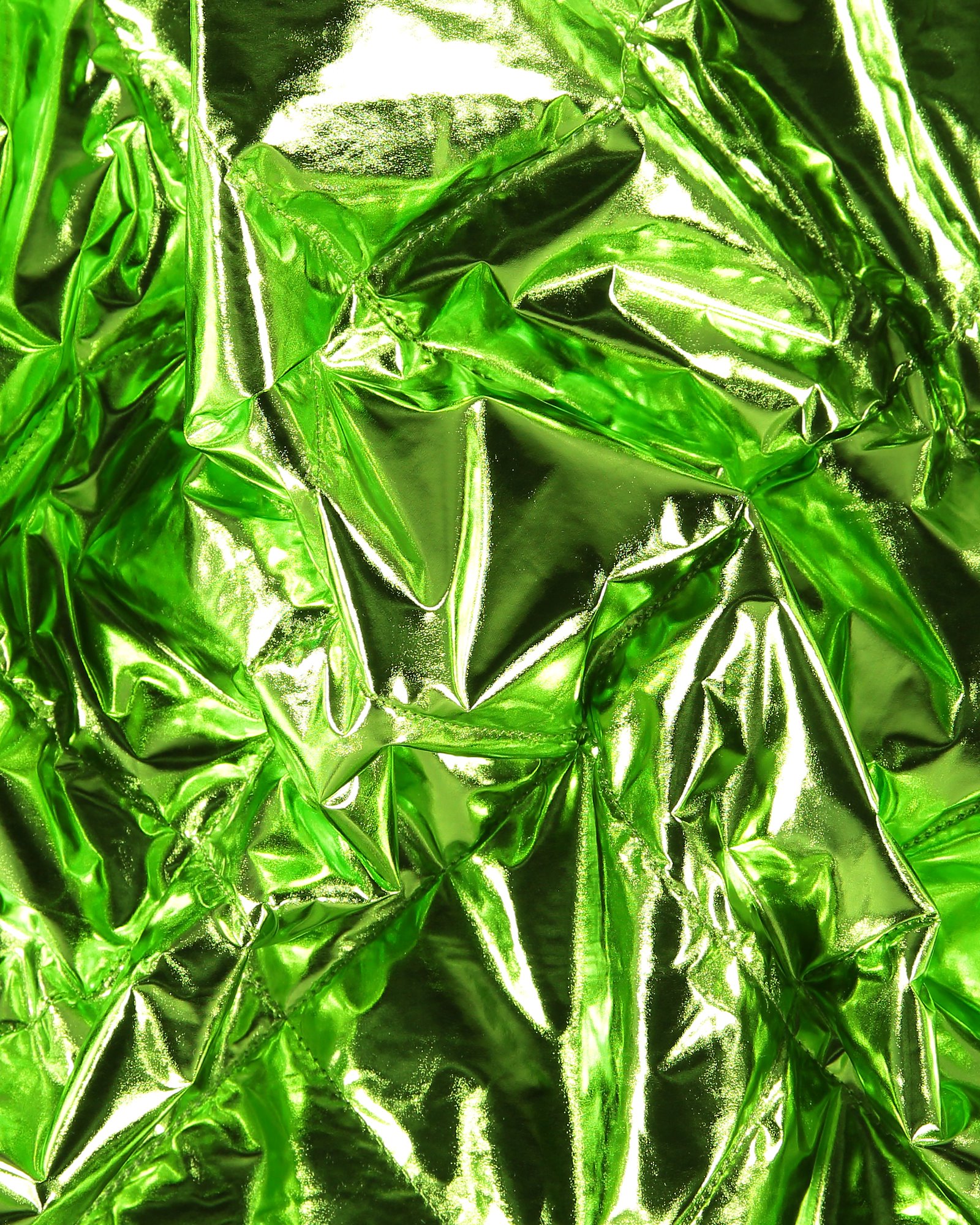 Gequiltete grüne Folie mit Futter 920221_pack
