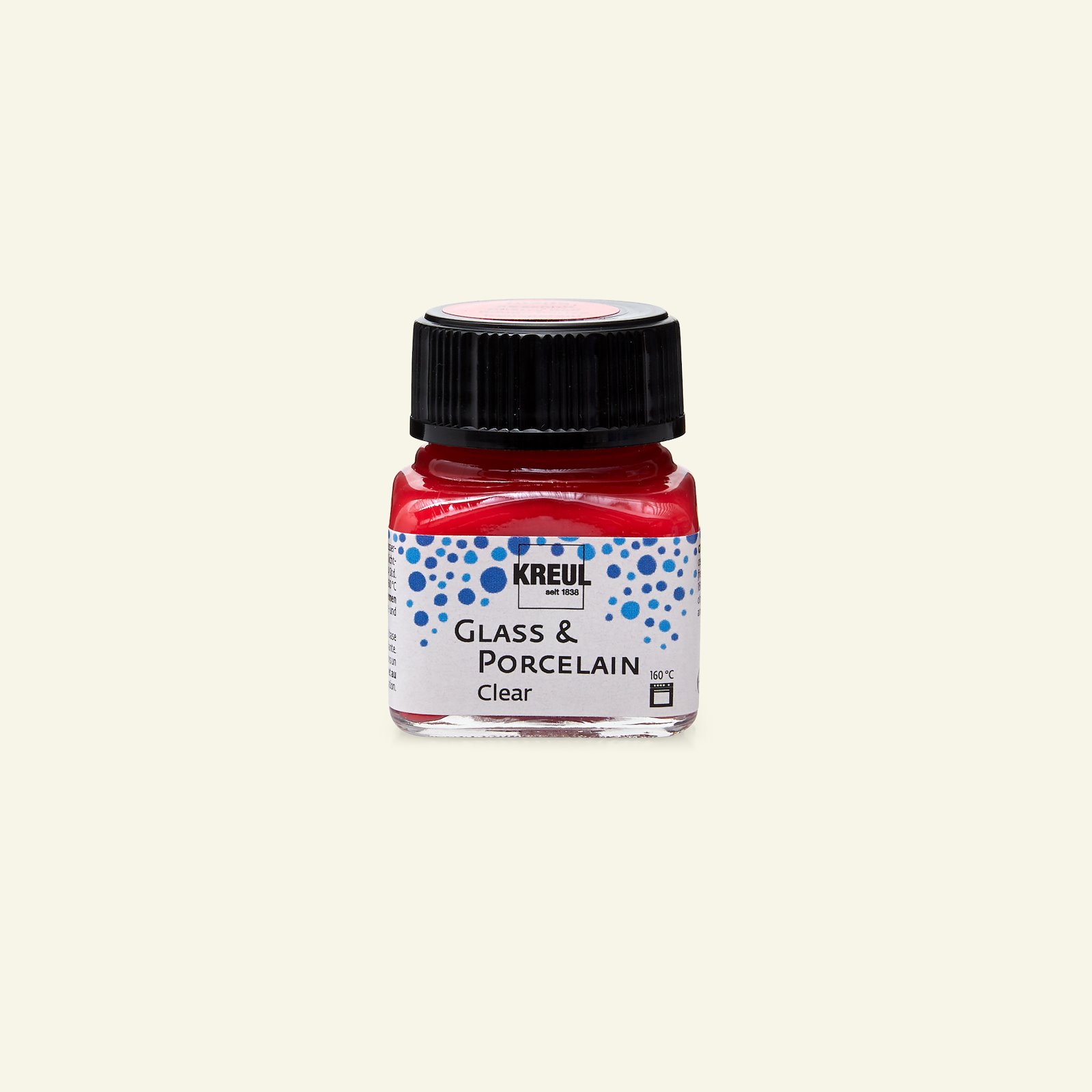Glass&porcel. paint clear 20ml cherryred 31282_pack