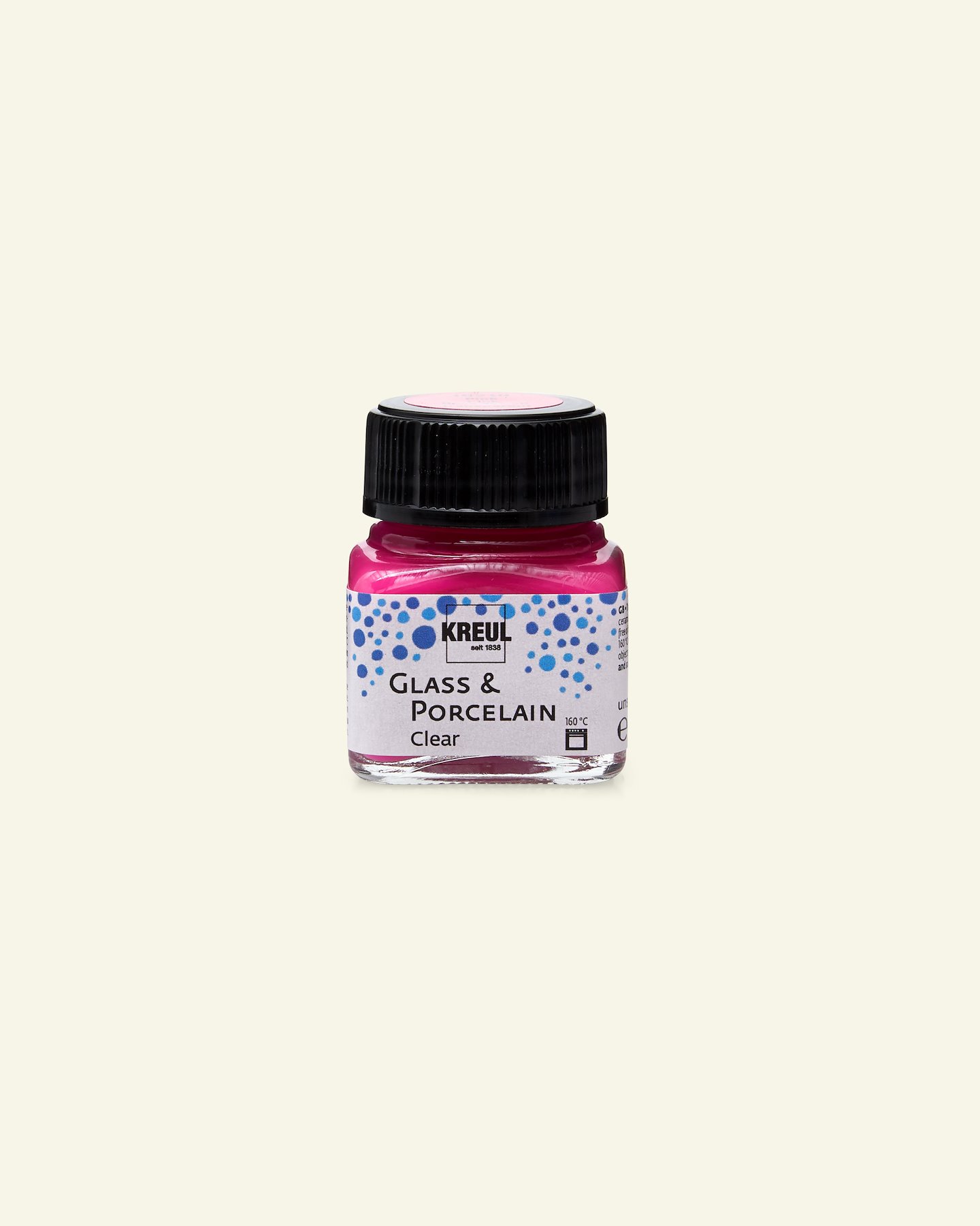 Glass&porcel. paint clear 20ml pink 31285_pack