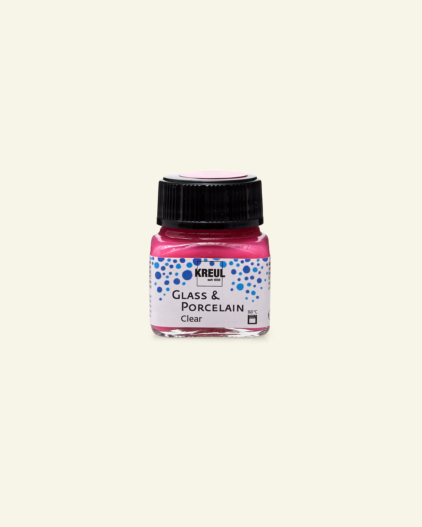 Glass&porcel. paint clear 20ml rose 31284_pack