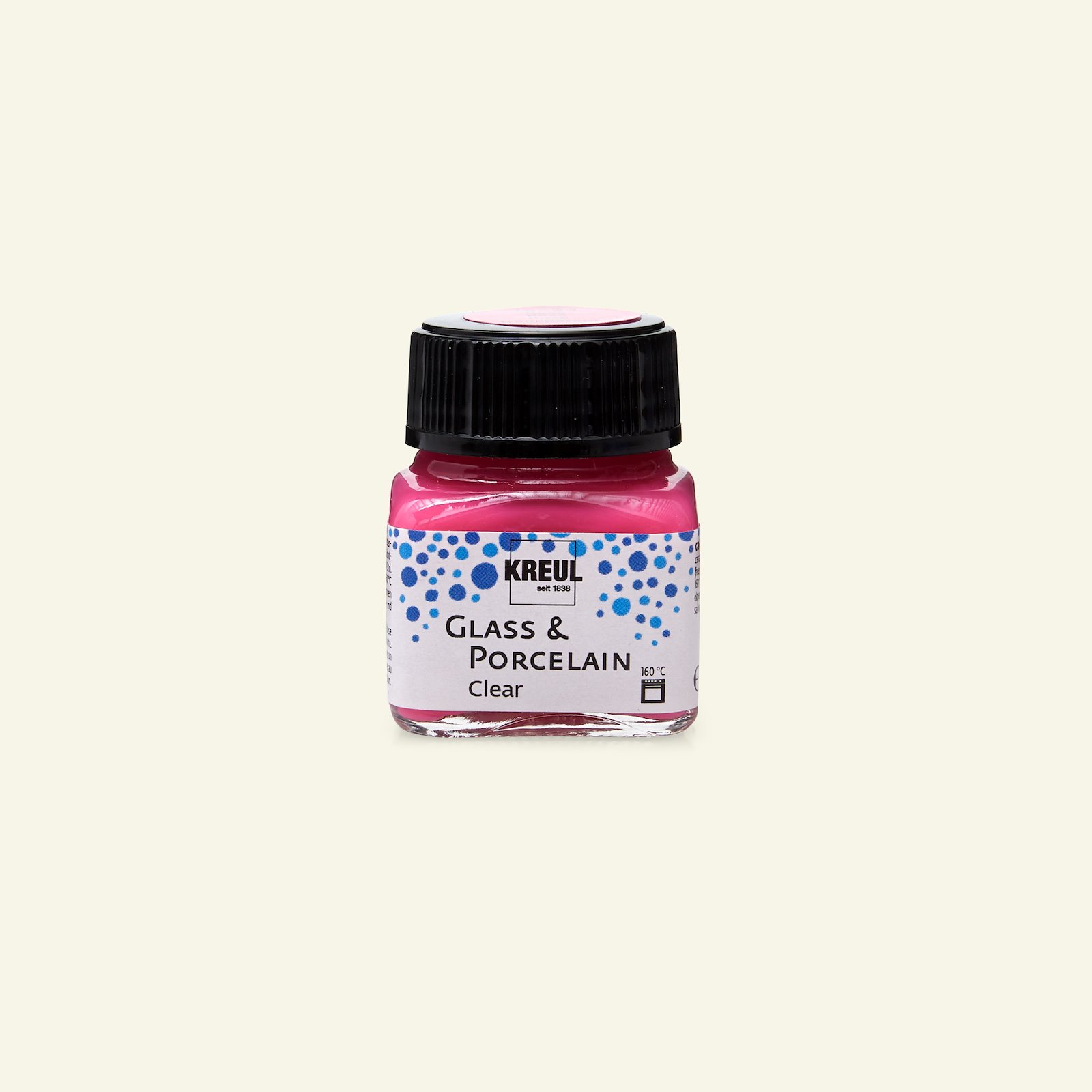 Glass&porcel. paint clear 20ml rose 31284_pack