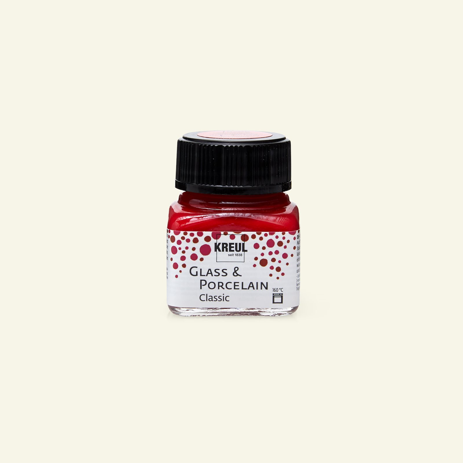 Glass & porcelain paint 20ml red 31251_pack