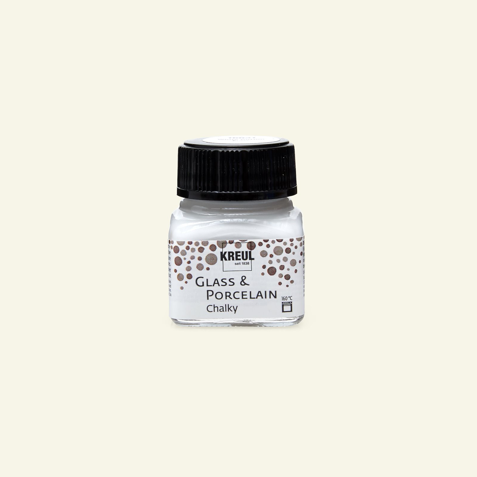 Glass&porcelain paint chalky 20ml white 31265_pack