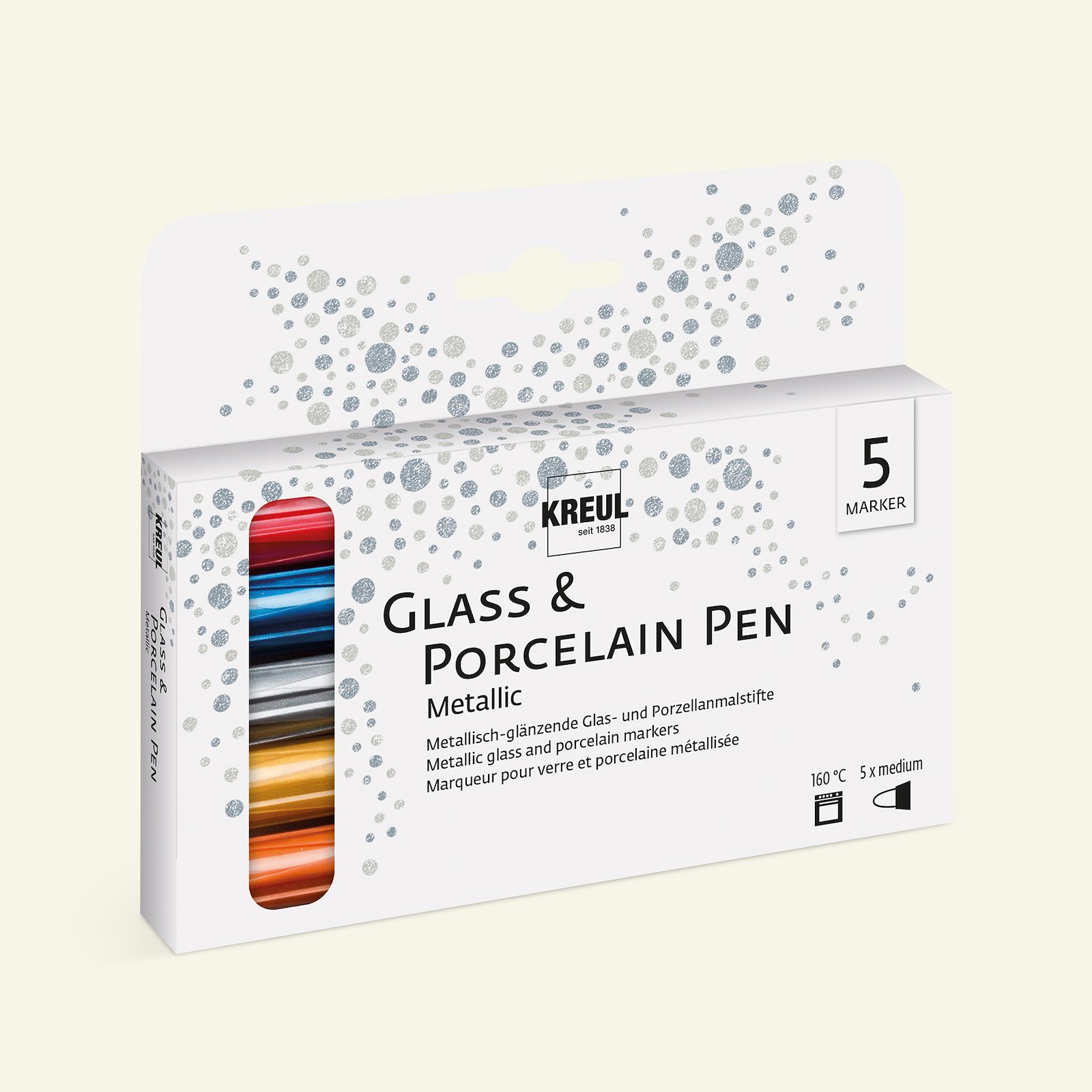 Glass & porselen pen medium sett m/ 5 31335_pack