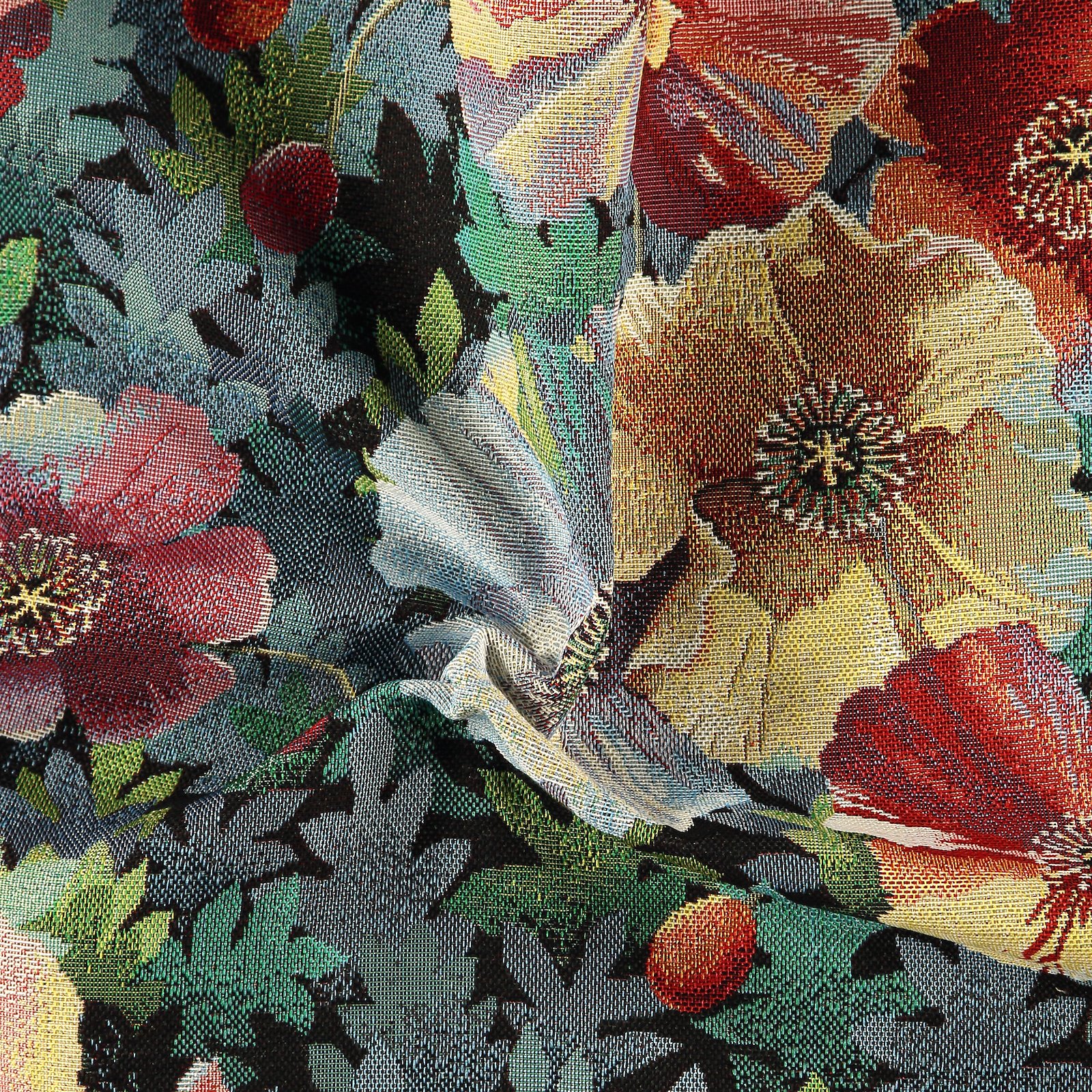 Gobelin sort med multifargede blomster 824130_pack