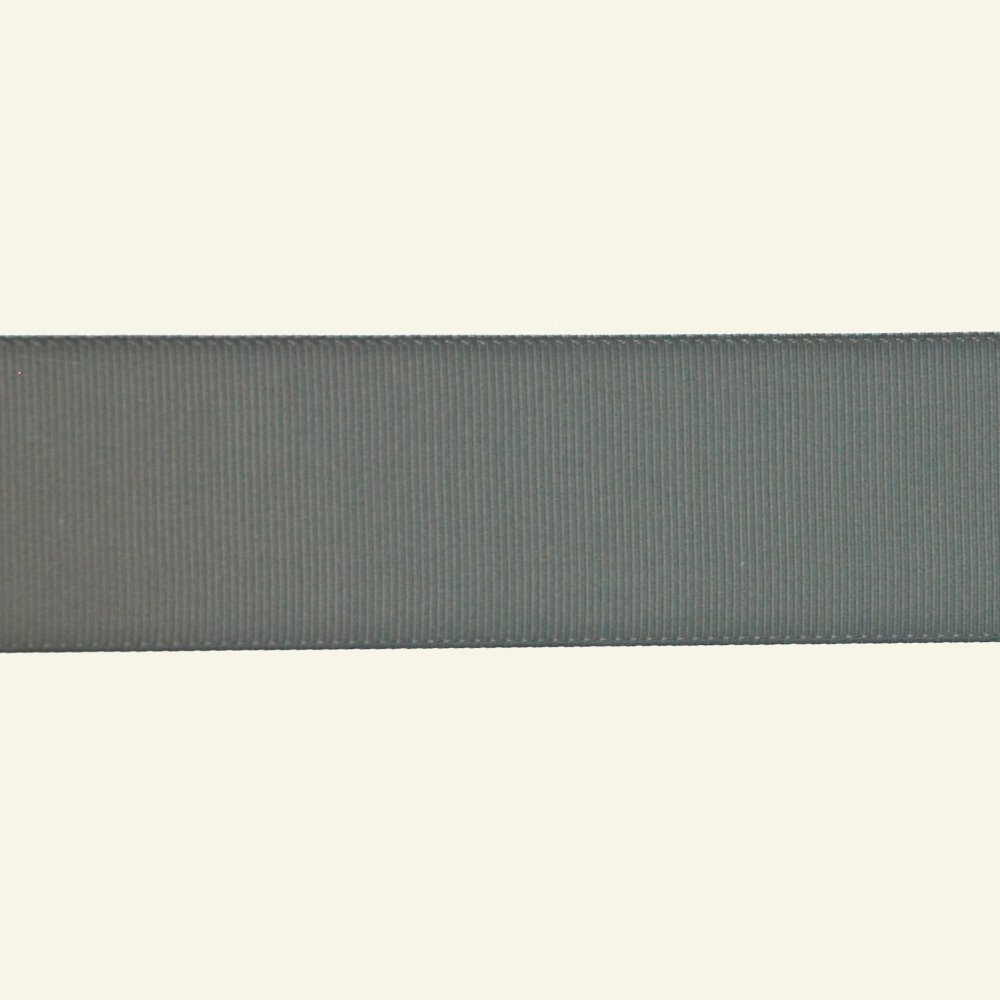 Billede af Gros grain bånd 38mm grå 5m
