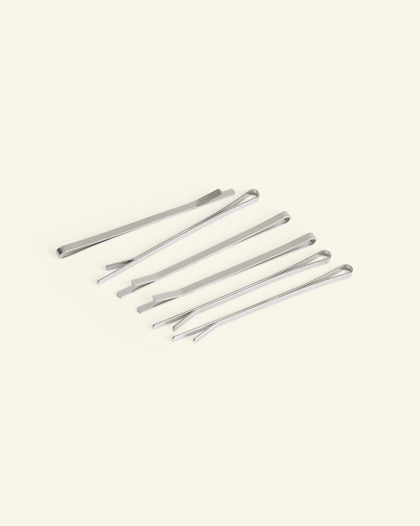 Haarspange Metall, 70mm silberfarbig 45394_pack