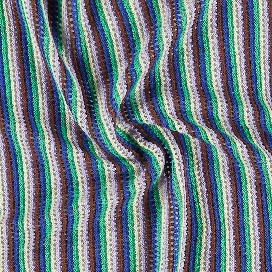 Billede af Hæklet look med multifarvede GF striber