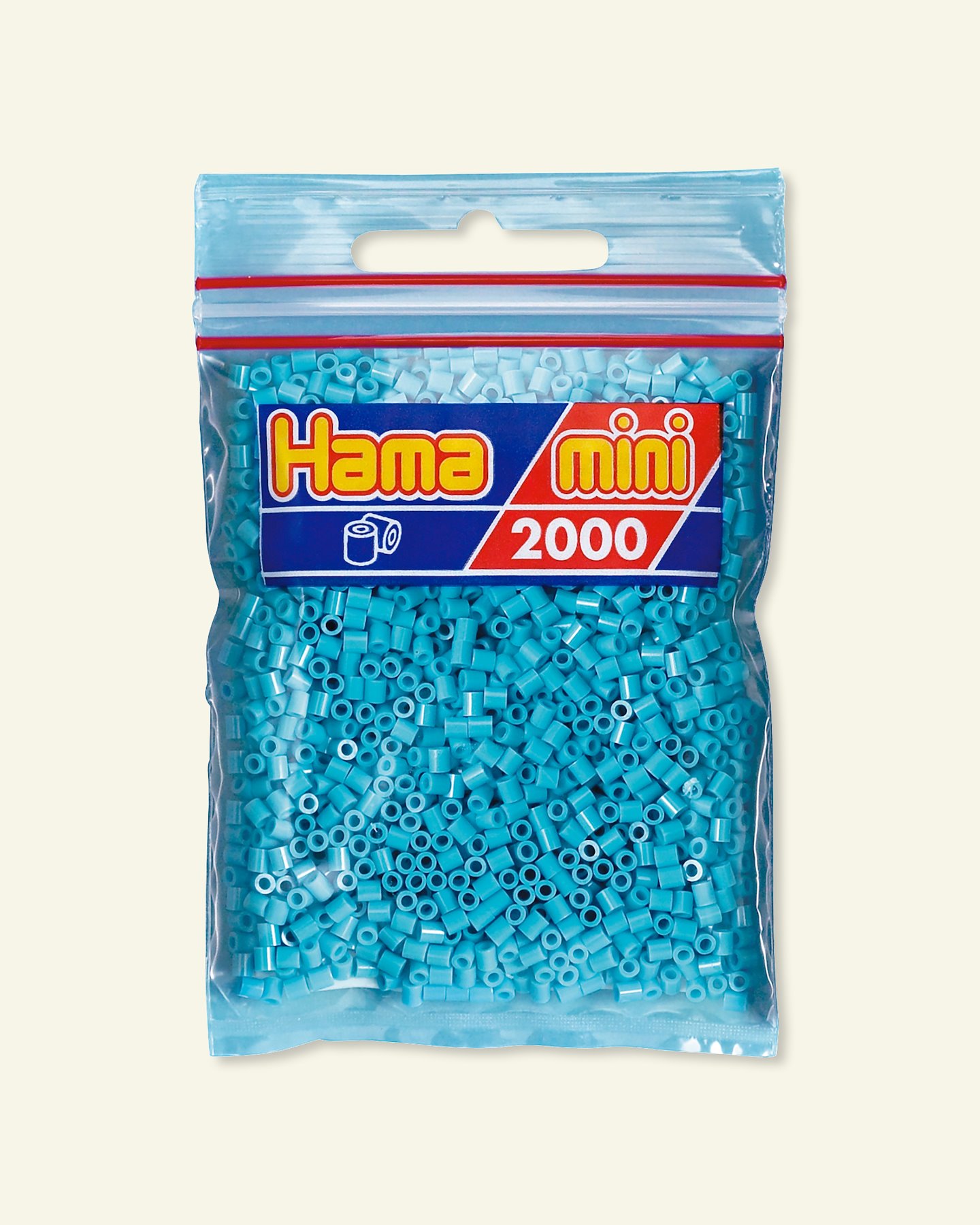 HAMA mini fuse beads 2000pcs azure blue 28444_pack