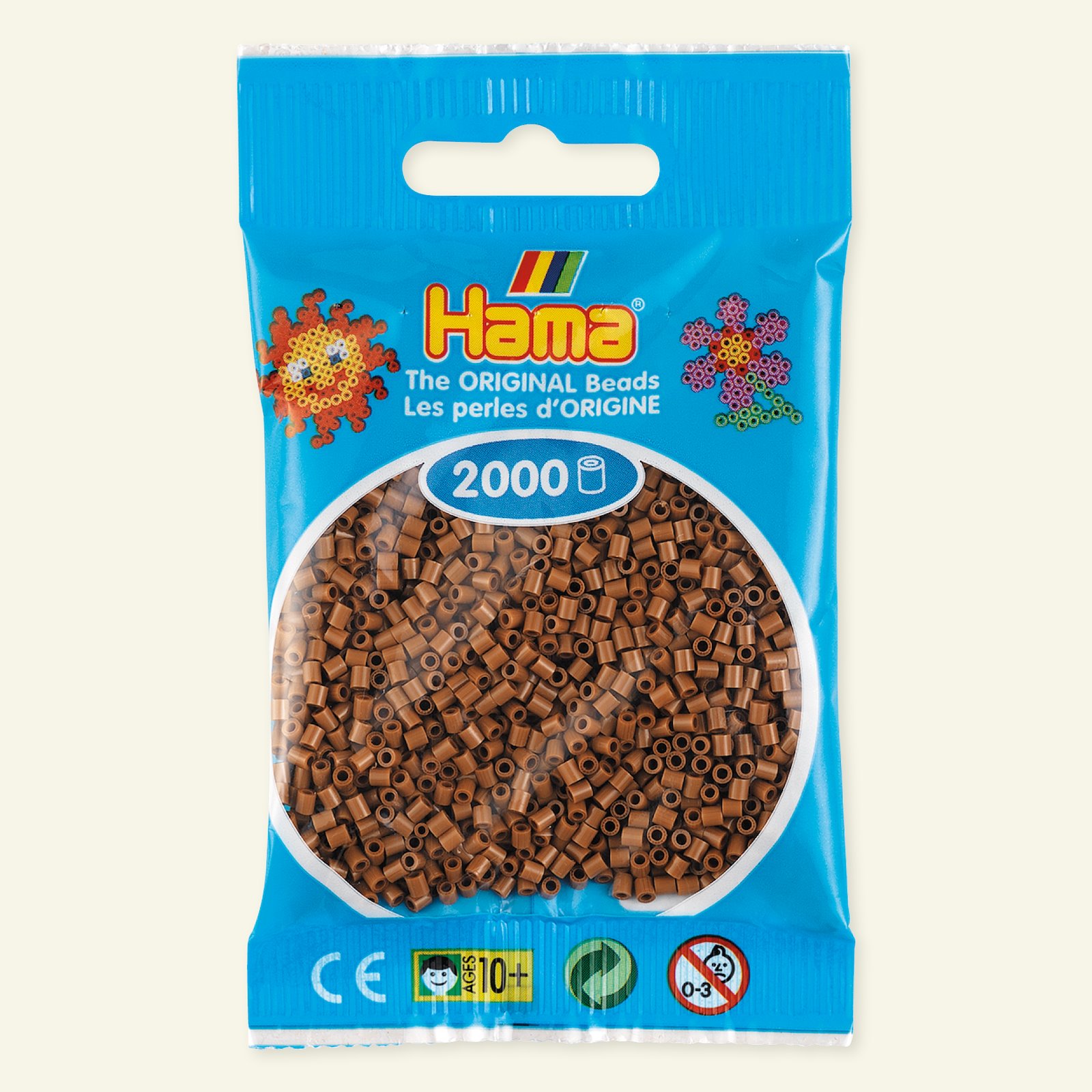 HAMA mini fuse beads 2000pcs nougat 28449_pack