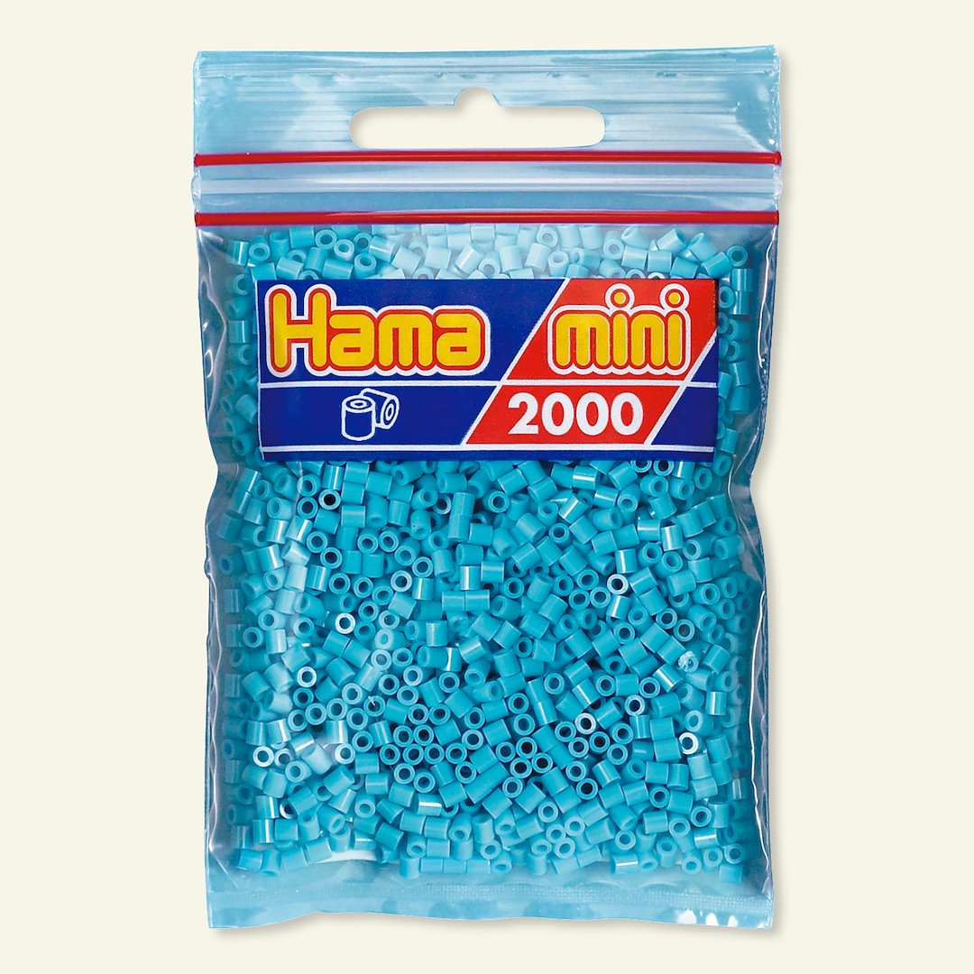 Billede af HAMA mini perler 2000stk azurblå