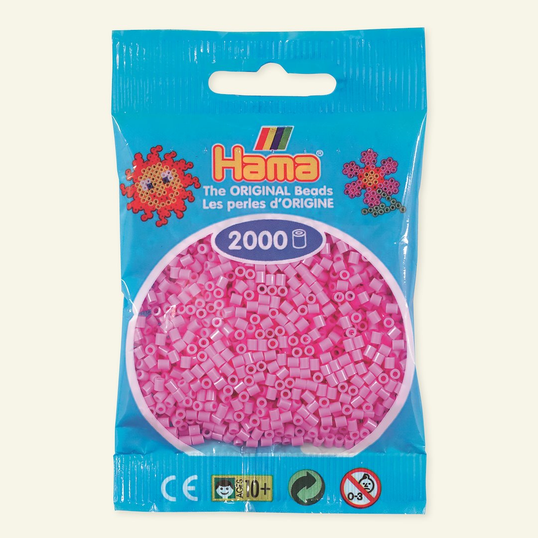 Billede af HAMA mini perler 2000stk pastel pink