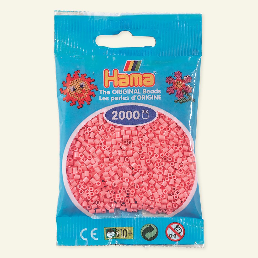 Billede af HAMA mini perler 2000stk pink