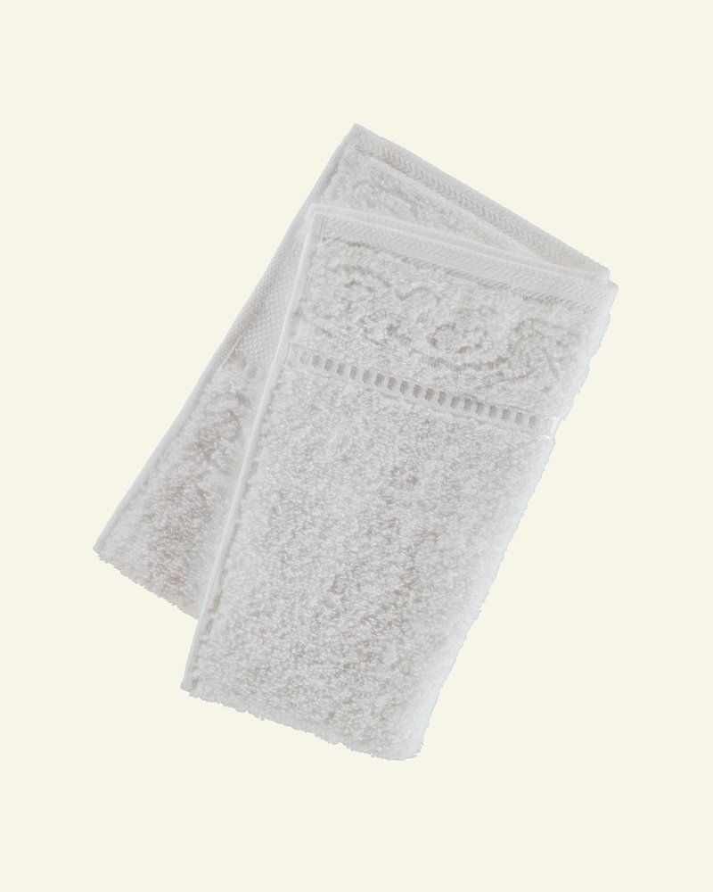Handtuch Frottee mit Aida 30x50cm Weiß 98301_pack