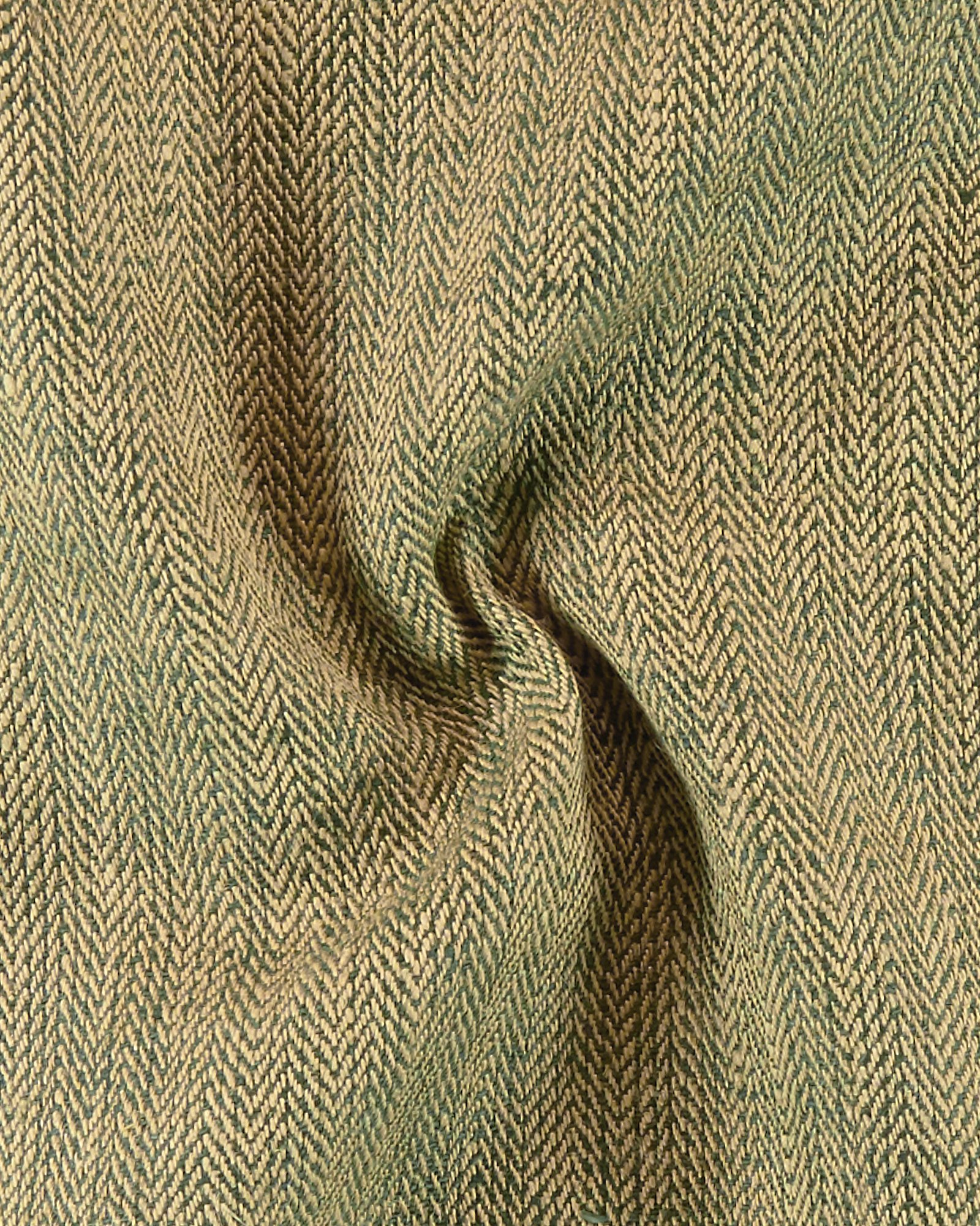 Hessian jacquard natur/grøn zigzag 9172_pack