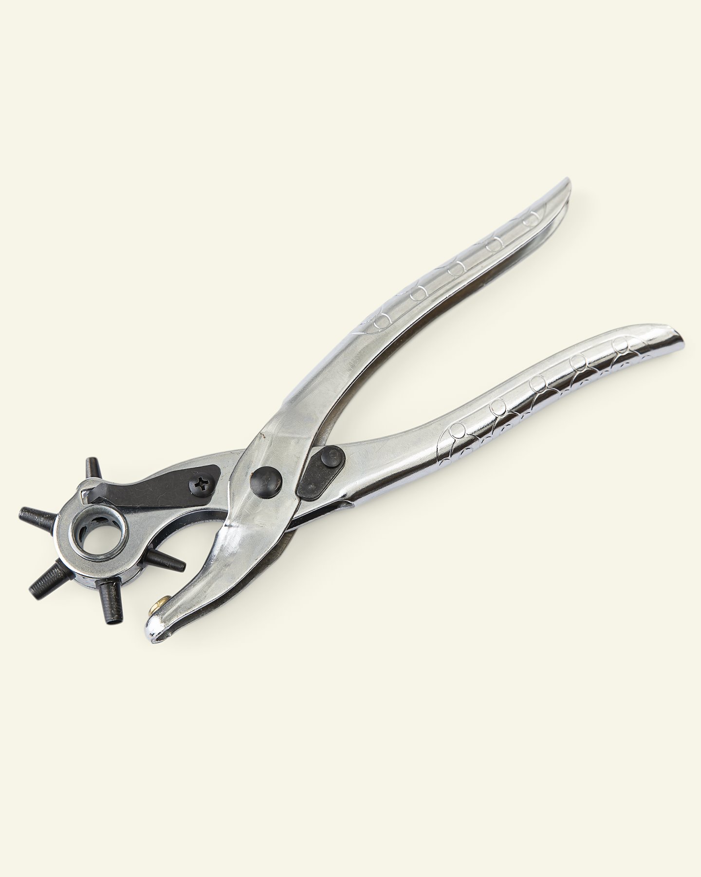 Hole punch pliers 21cm 6 sizes 2-5mm 74114_pack