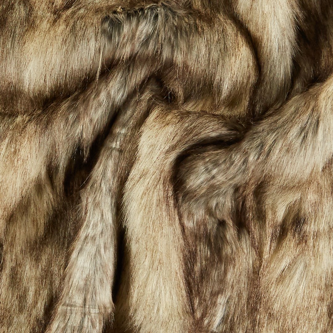 Billede af Imiteret pels grå/mørkbrun polarræv 50mm