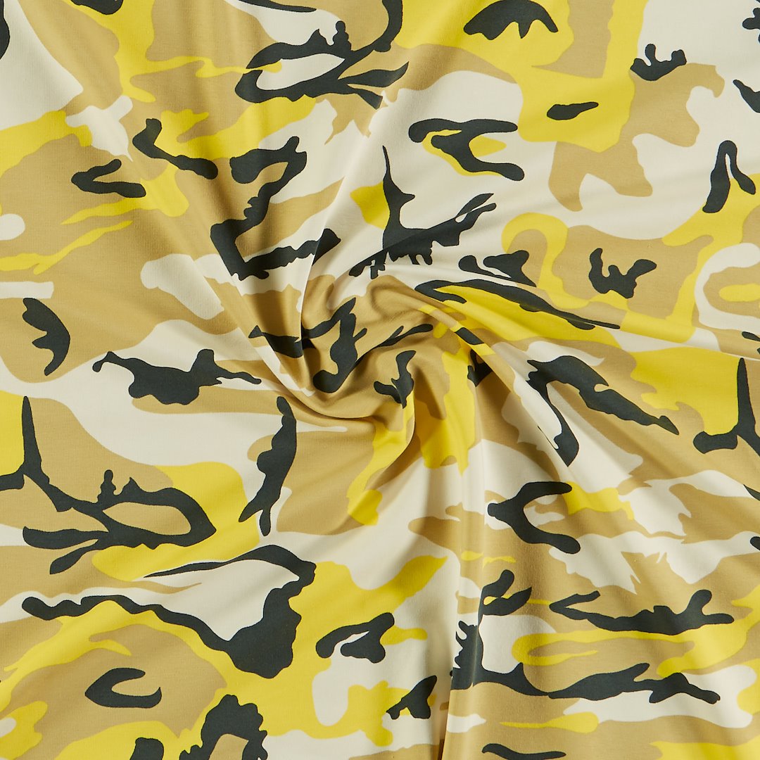 Billede af Isoli lys karry m camouflage print ruet