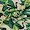 Isoli mørk grøn m camouflage print ruet
