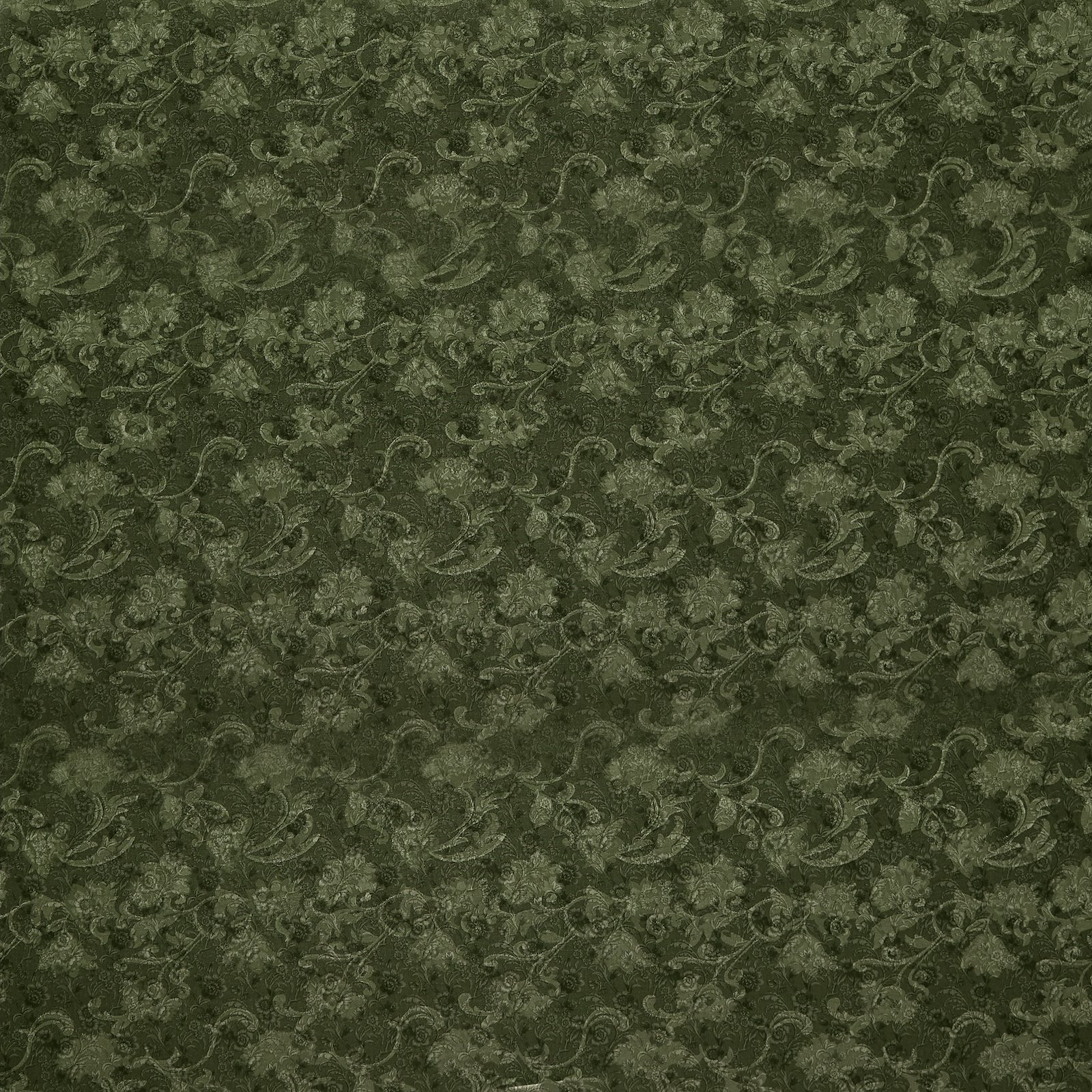 Jacquard gewebt grün mit Blumendruck 670293_pack_sp