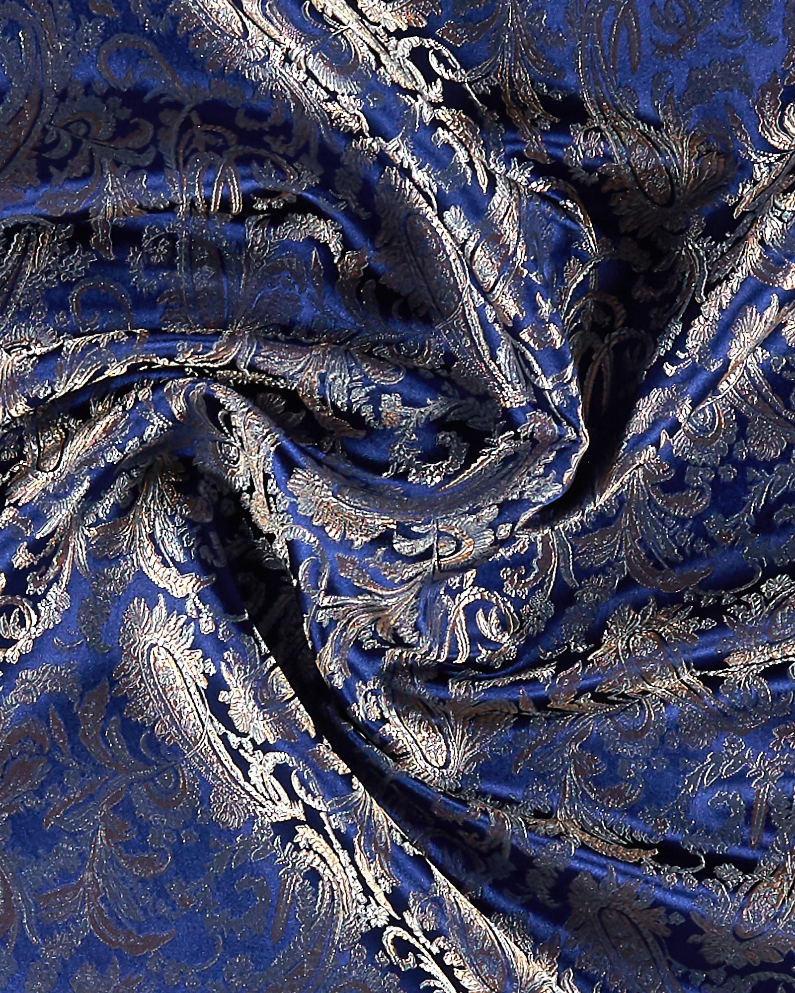 Jacquard satin blue with paisley pattern 701005_pack