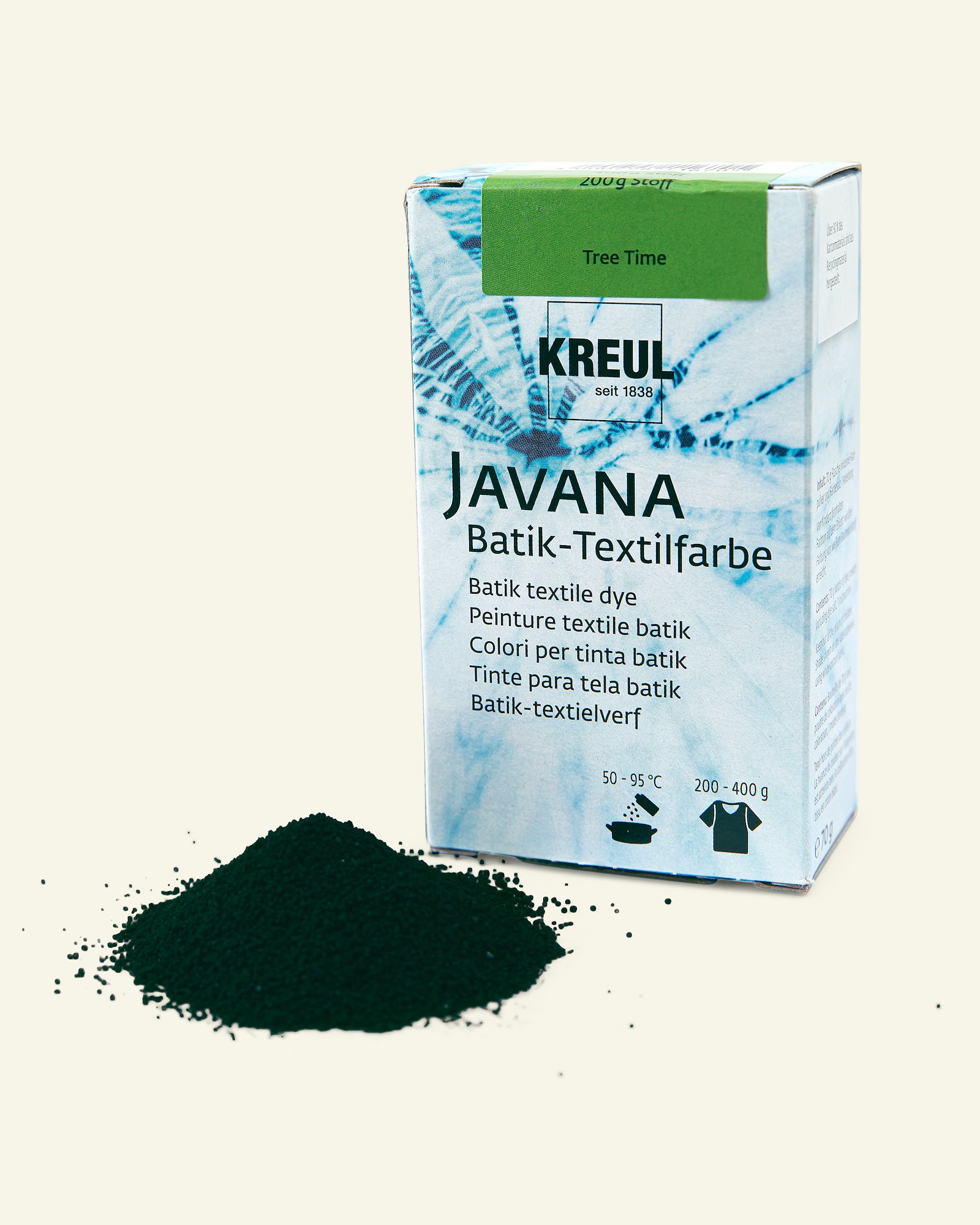 Javana batik dye, green, 70g 29669_pack