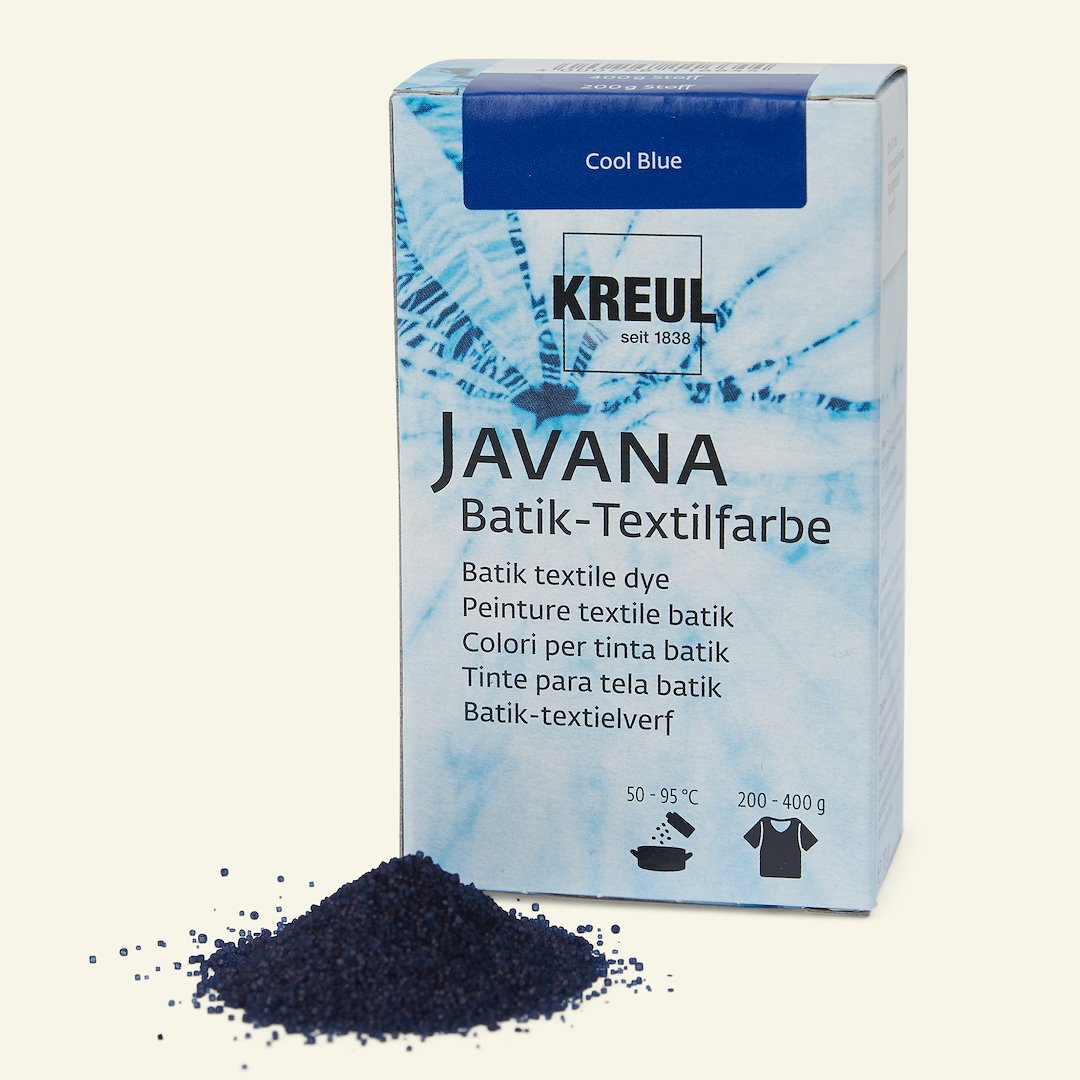 Se Javana batikfarve blå 70g hos Selfmade