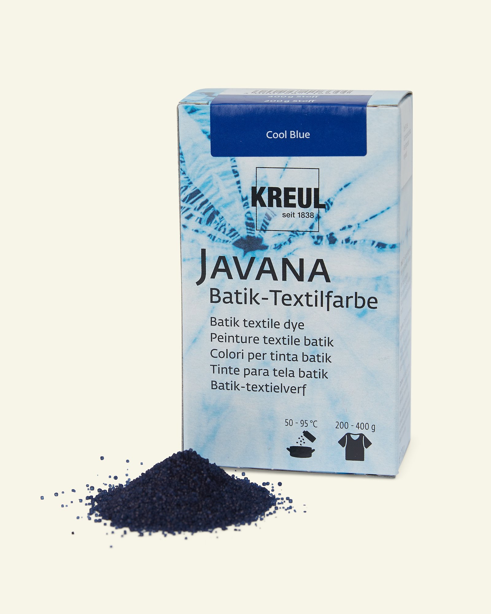 Javana batikkfarge, blå, 70g 29664_pack