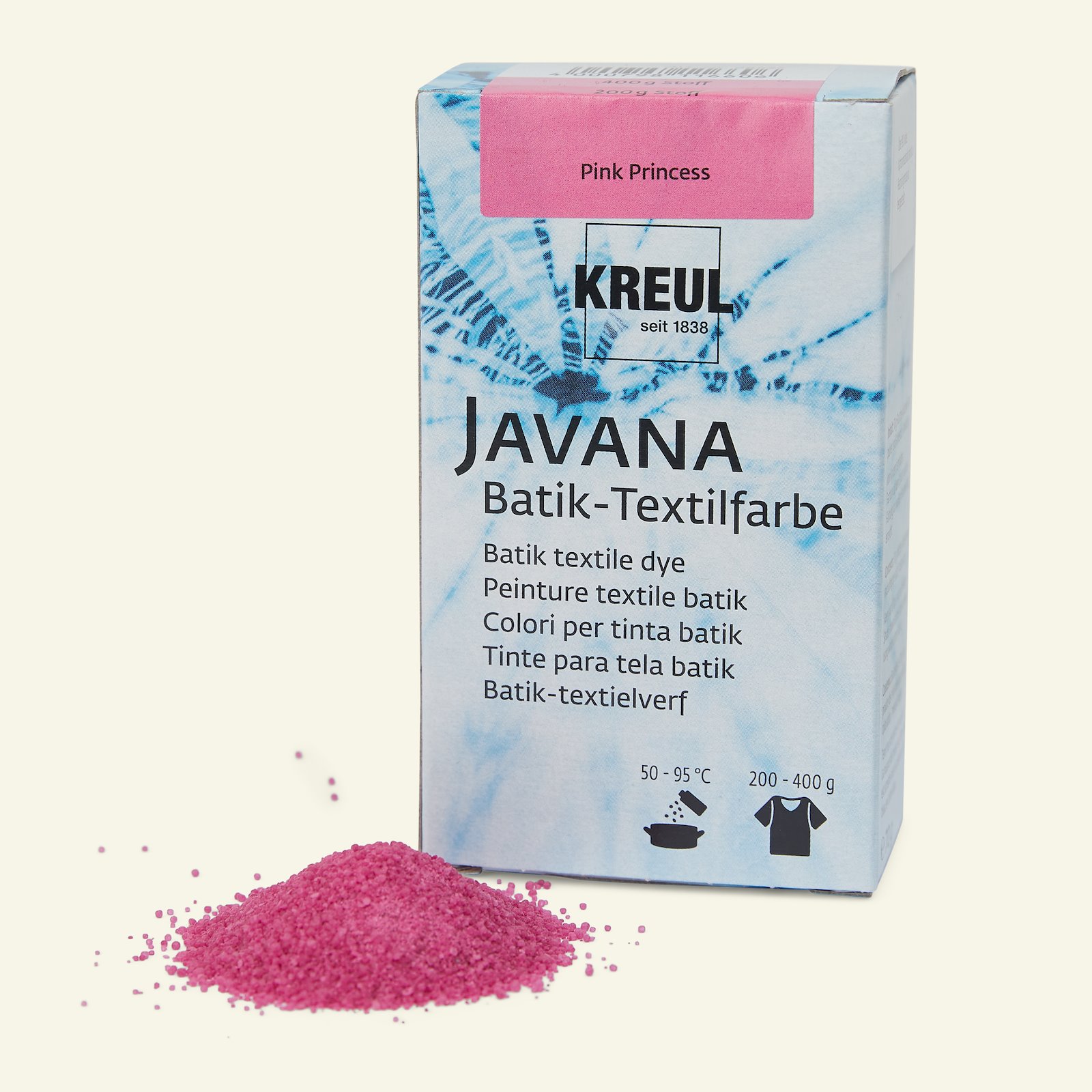 Javana batikkfarge, lys rosa, 70g 29675_pack