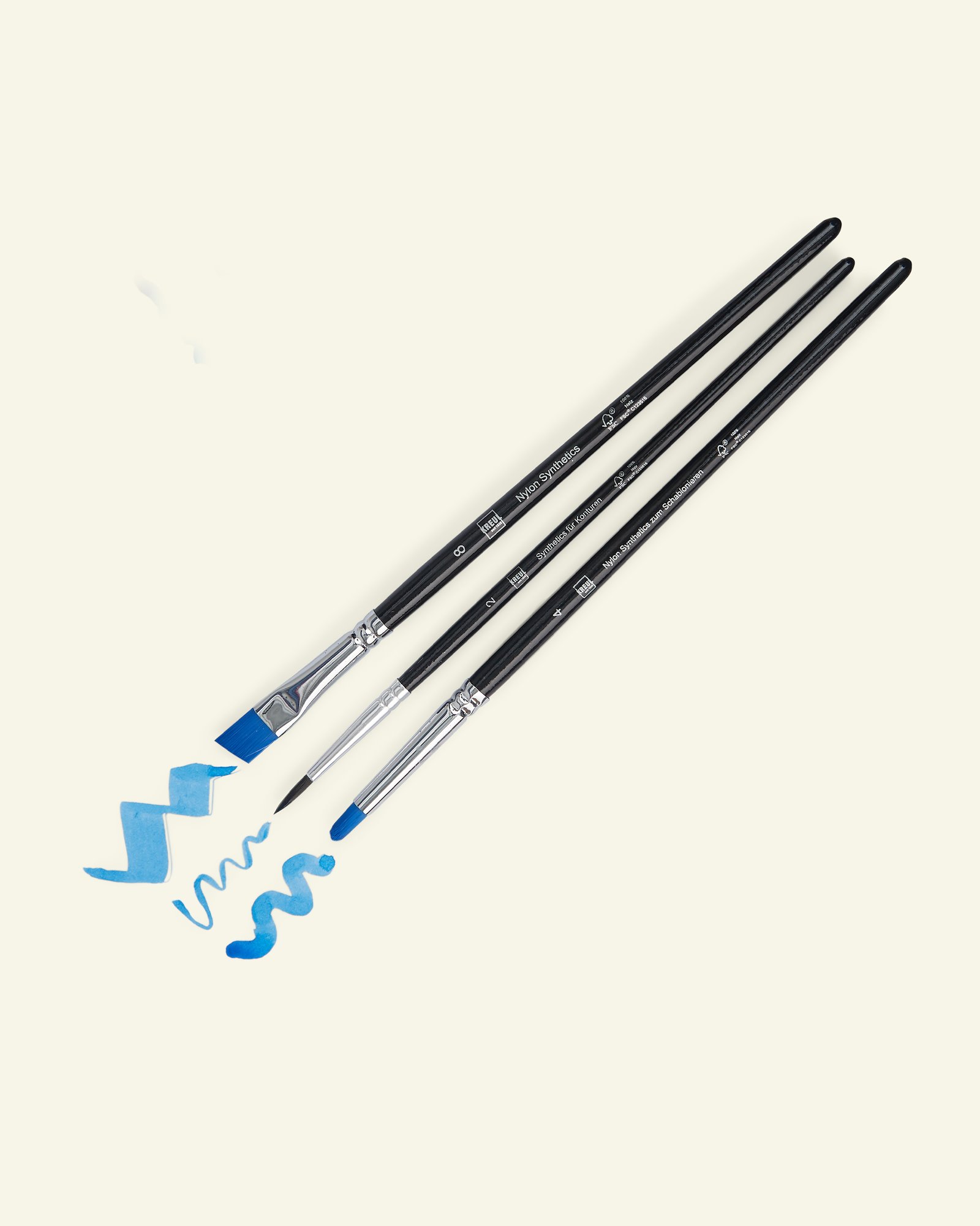 Javana brushes for coarse textiles 3pcs 29186_pack