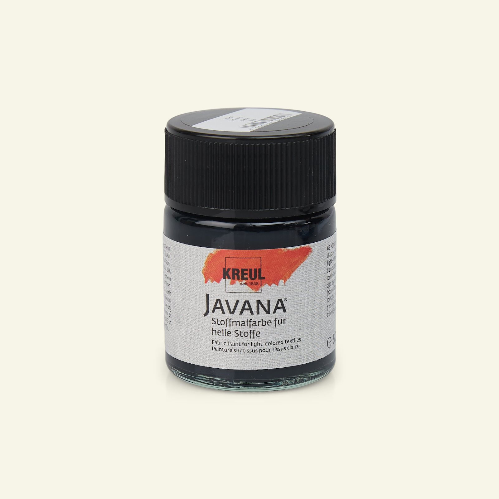 Javana fabric paint black 50ml 29620_pack_b