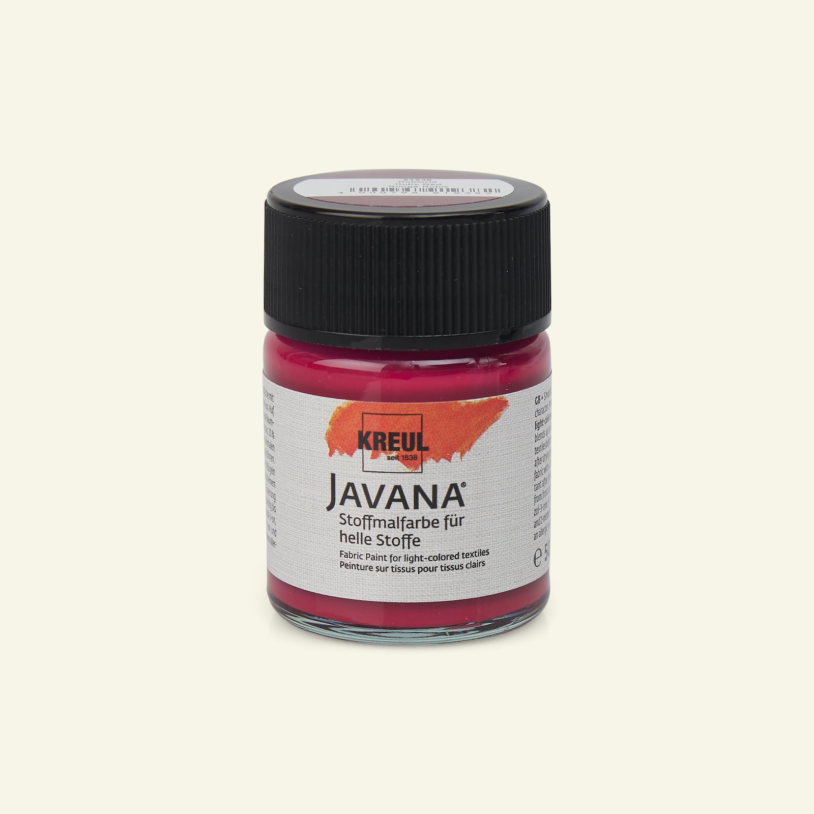 Javana fabric paint dark red 50ml 29607_pack_b